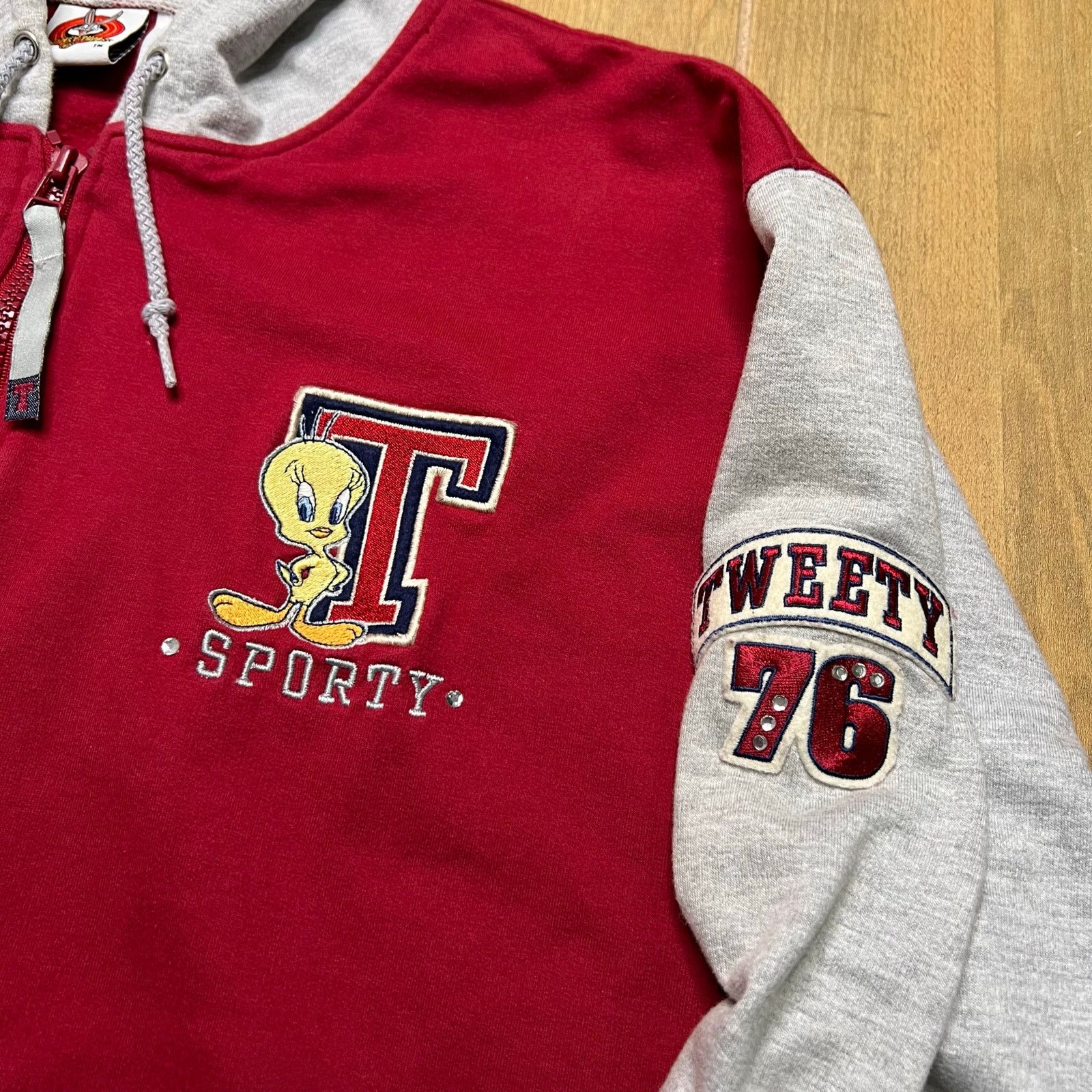 Vintage Vintage Looney Tunes T Sporty Tweety Bird Hoodie Large Y2K Size US L / EU 52-54 / 3 - 4 Thumbnail