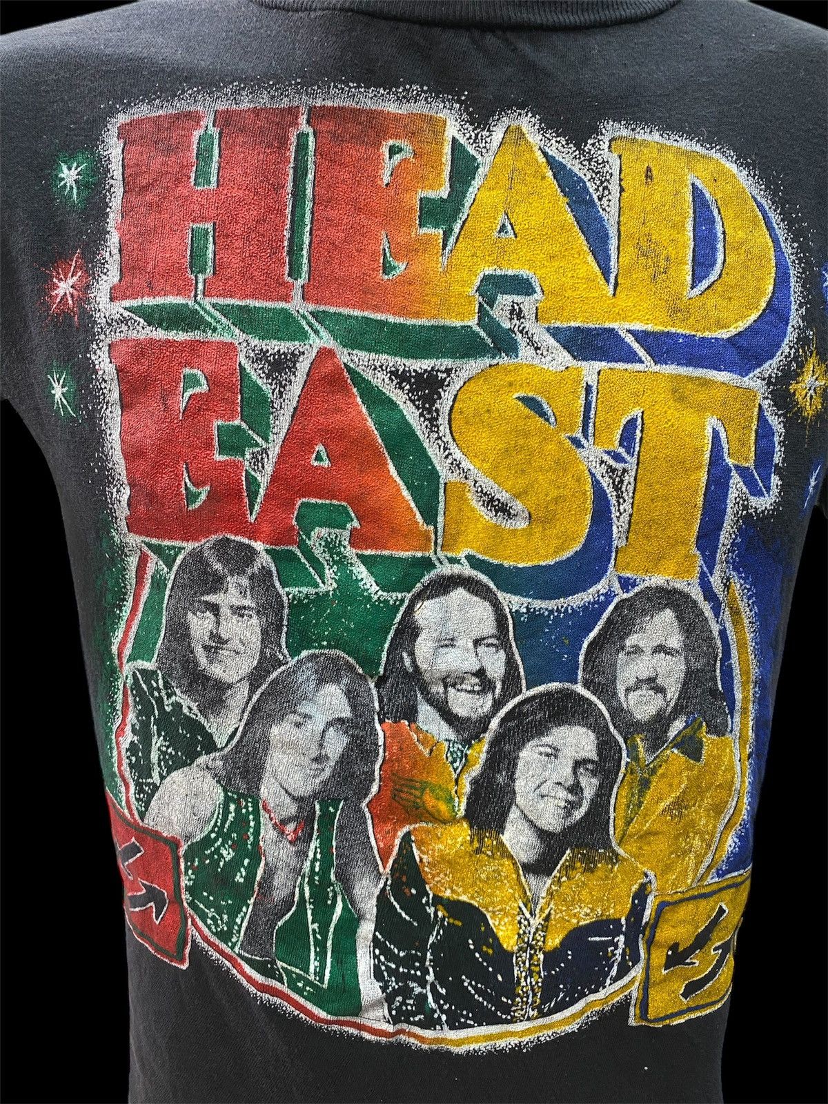 Band Tees Rare! Vtg 1976 Head East Tour Of The world Tee Size US M / EU 48-50 / 2 - 4 Thumbnail