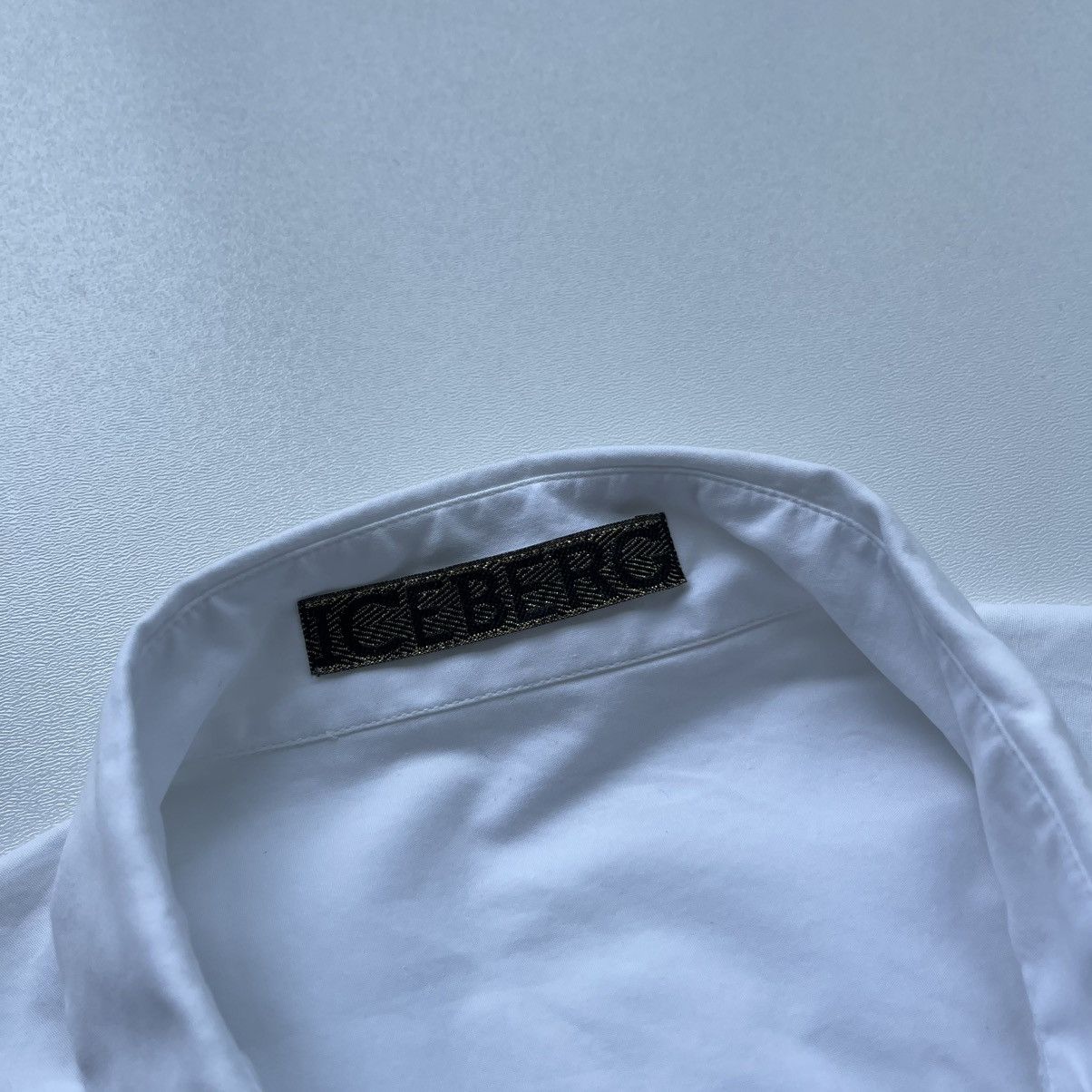 Iceberg × Vintage Iceberg 90’s Ruffled Tuxedo Smoking Button Ups Vintage Shirt Size US L / EU 52-54 / 3 - 7 Thumbnail