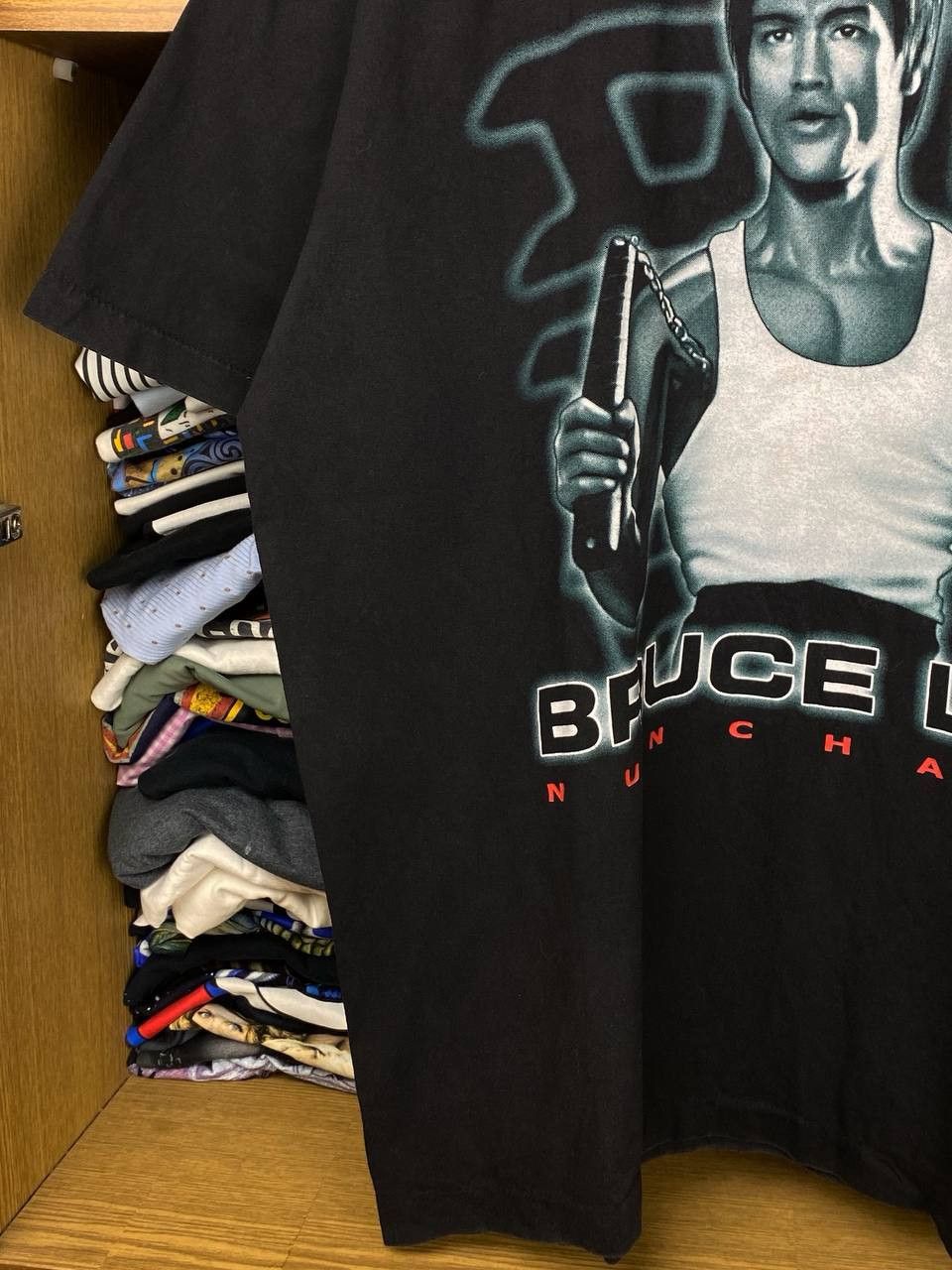 Vintage Vintage Bruce Lee "The Dragon" 90s Thai Bootleg Graphic Tee Size US XL / EU 56 / 4 - 7 Thumbnail