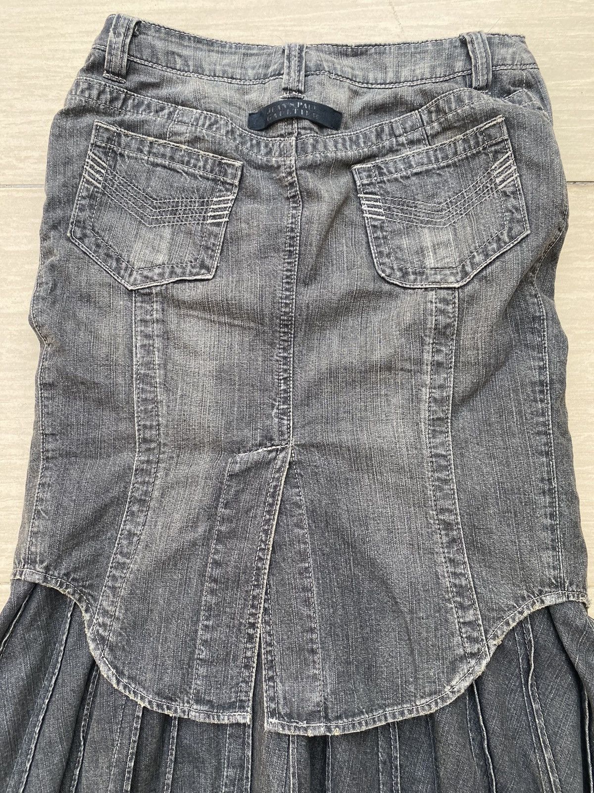 Jean Paul Gaultier vintage jean’s paul gaultier layered gray denim Size 25" / US 0 / IT 36 - 7 Thumbnail