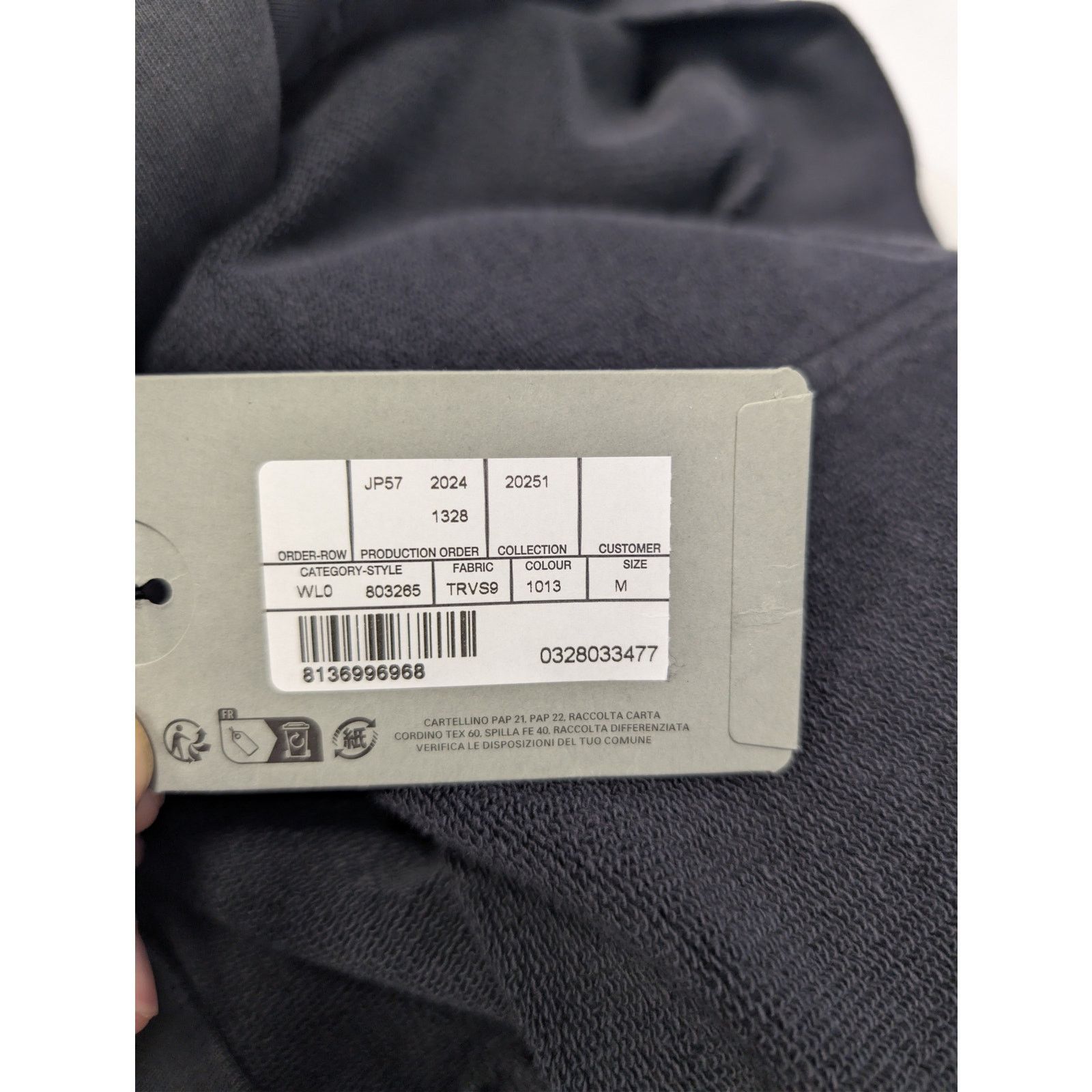 Balenciaga o1rshd1 Wavy Logo Large Fit Hoodie in Faded Wash Black Size US M / EU 48-50 / 2 - 22 Thumbnail