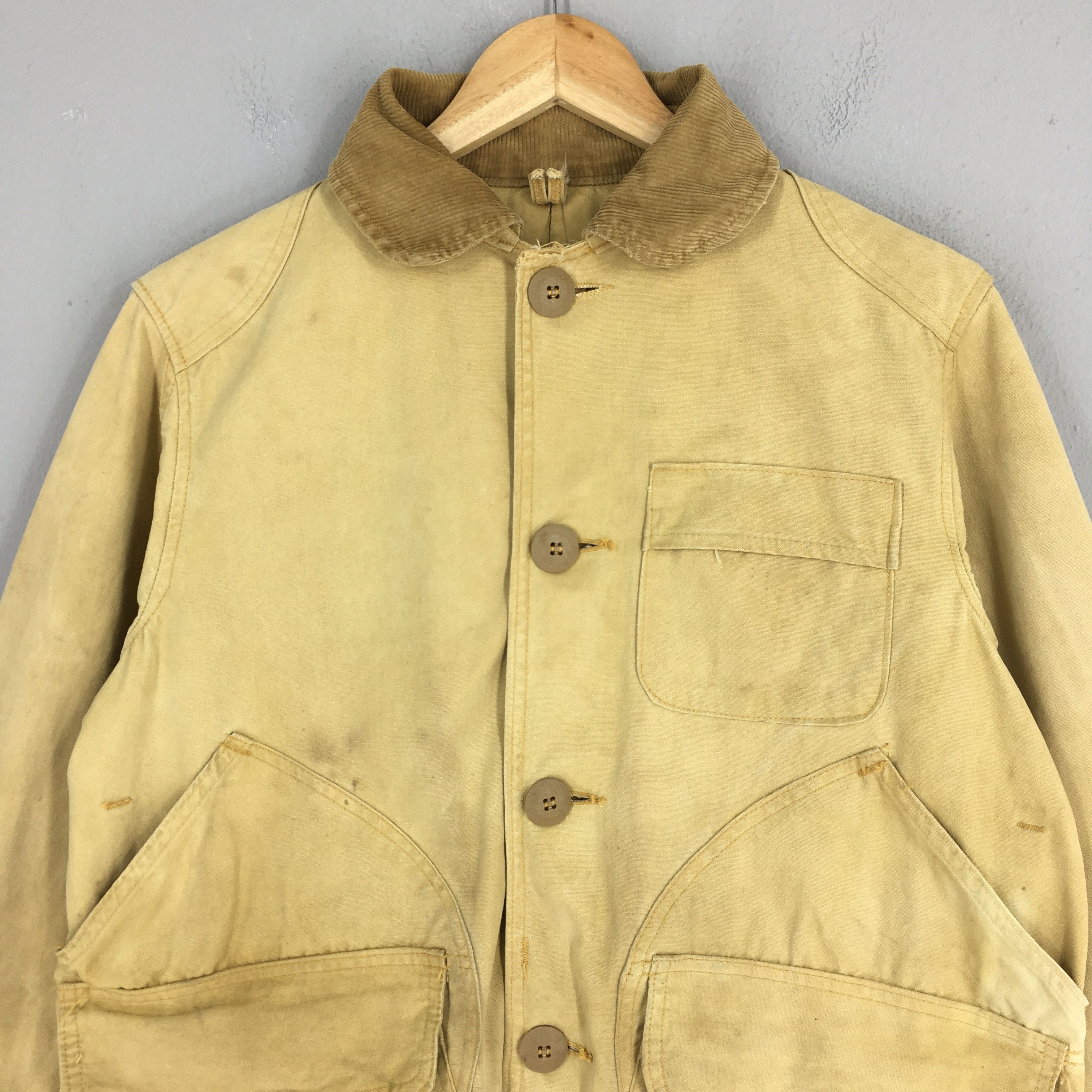 Sears Vintage 1950's J.C. Higgins Sears Brown Hunting Jacket M Size US M / EU 48-50 / 2 - 2 Thumbnail