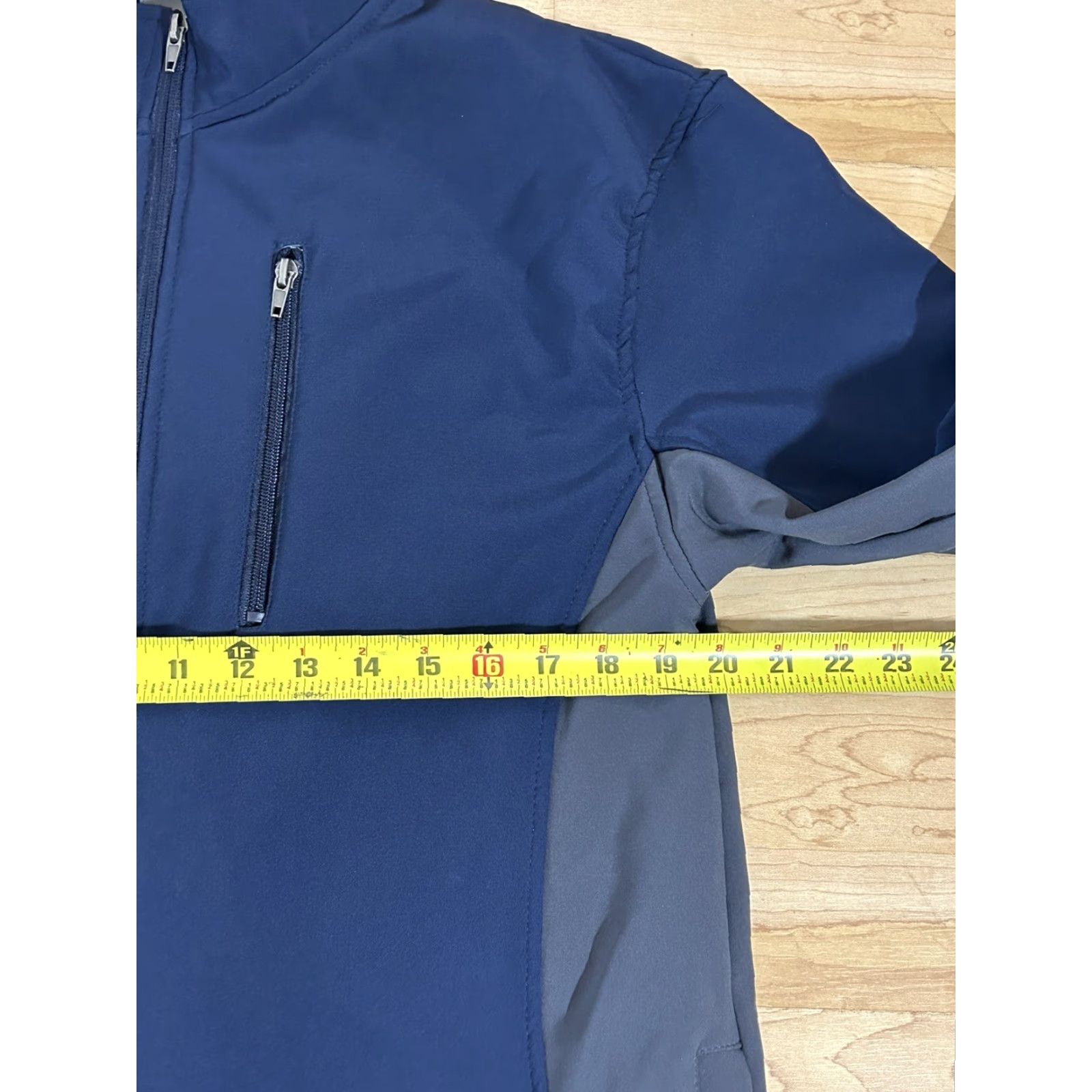 Adidas adidas Jersey Notre Dame Jacket Full Zip Blue Warm size Large Mens Regular Large Jacket Size US L / EU 52-54 / 3 - 3 Thumbnail