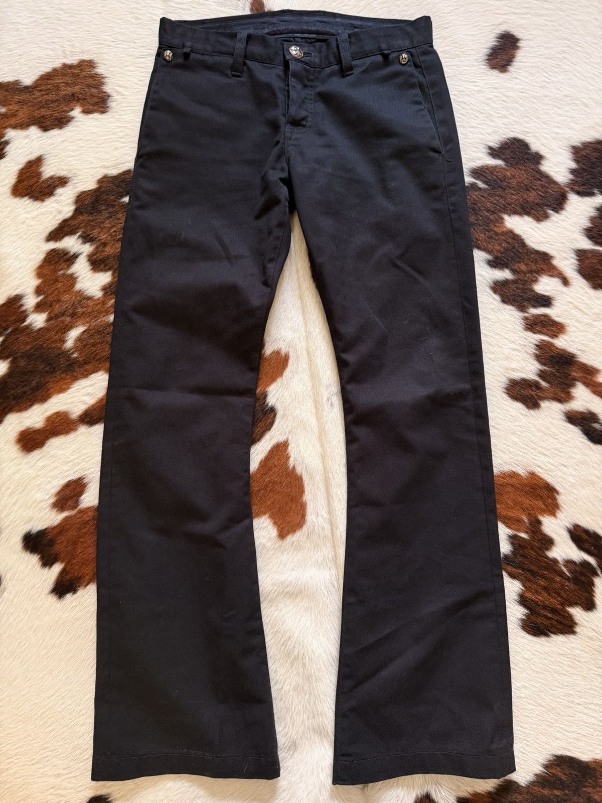 Chrome Hearts chrome hearts denim chino flare Size US 30 / EU 46 - 1 Thumbnail