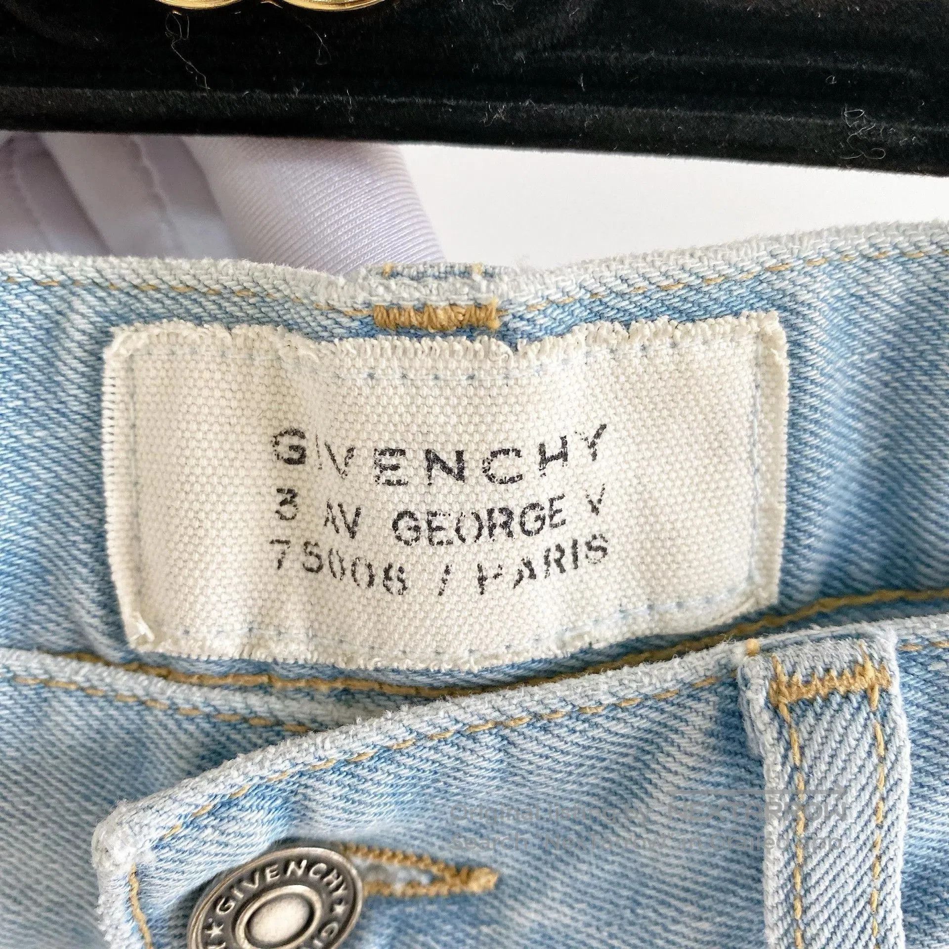 Givenchy Givenchy Blue Denim Ripped Jeans. Size US 32 / EU 48 - 7 Thumbnail