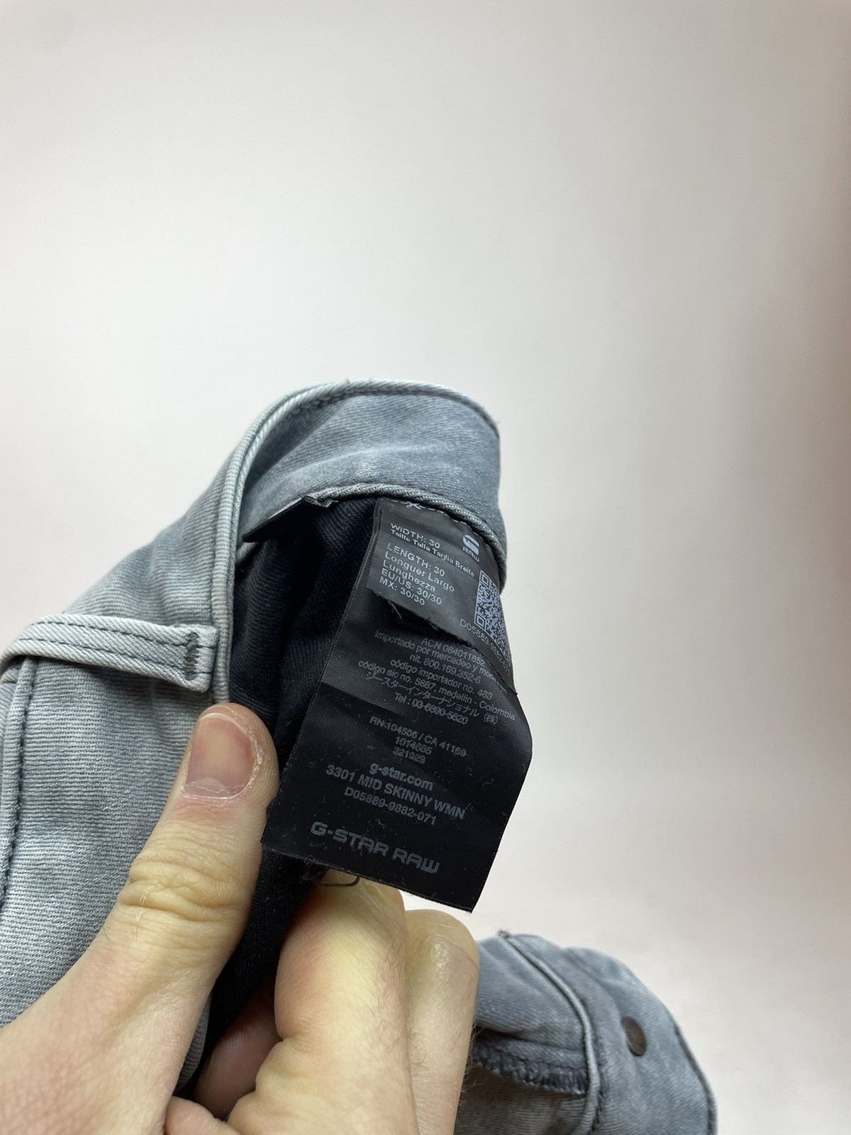 Other G-star RAW 3301 MID Skinny WMN Womens biker jeans size W30 Size 30" / US 8 / IT 44 - 9 Thumbnail