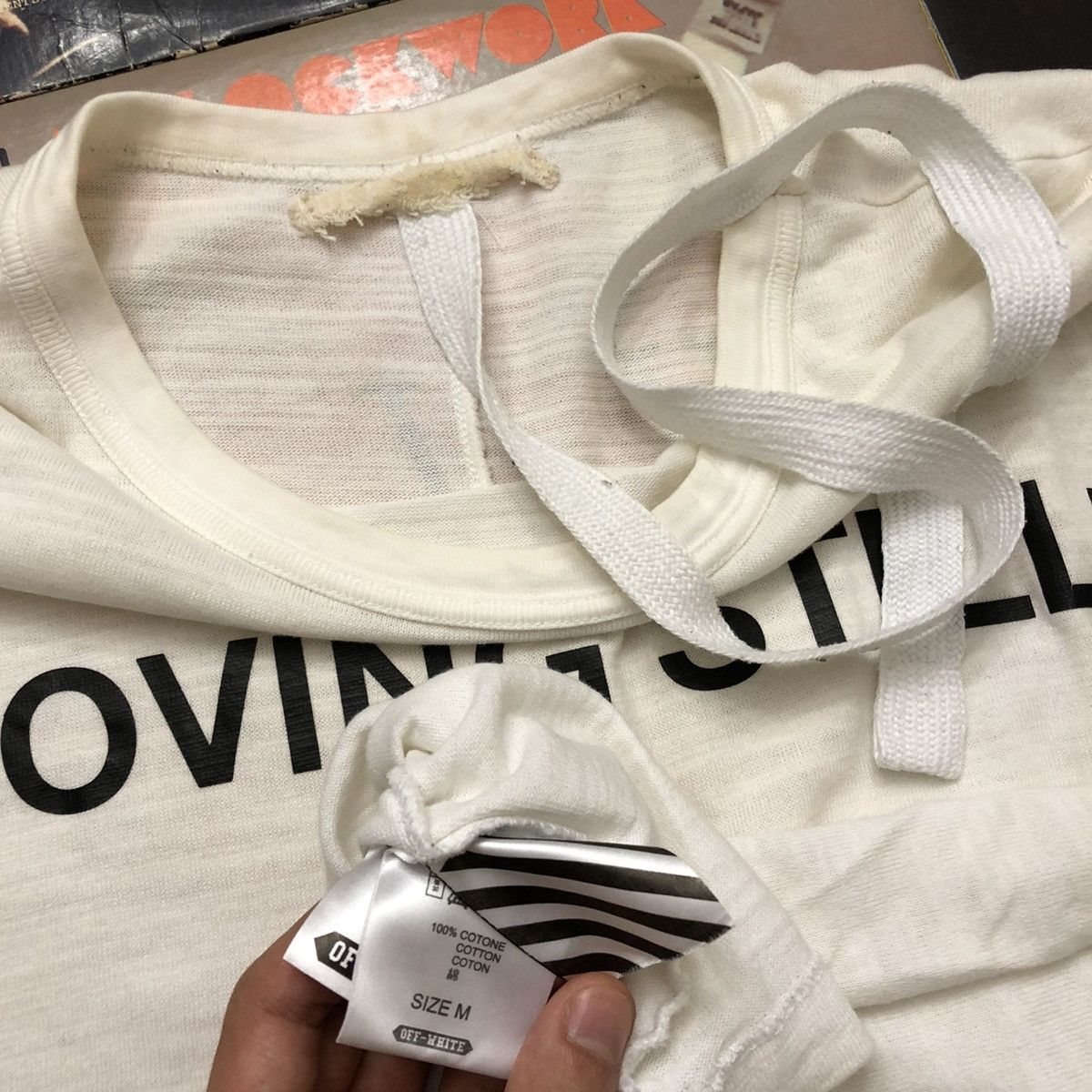 Off-White × Virgil Abloh Off-White S/S 2015 “Moving Still” Virgil Abloh Graphic Tee Size US M / EU 48-50 / 2 - 9 Thumbnail