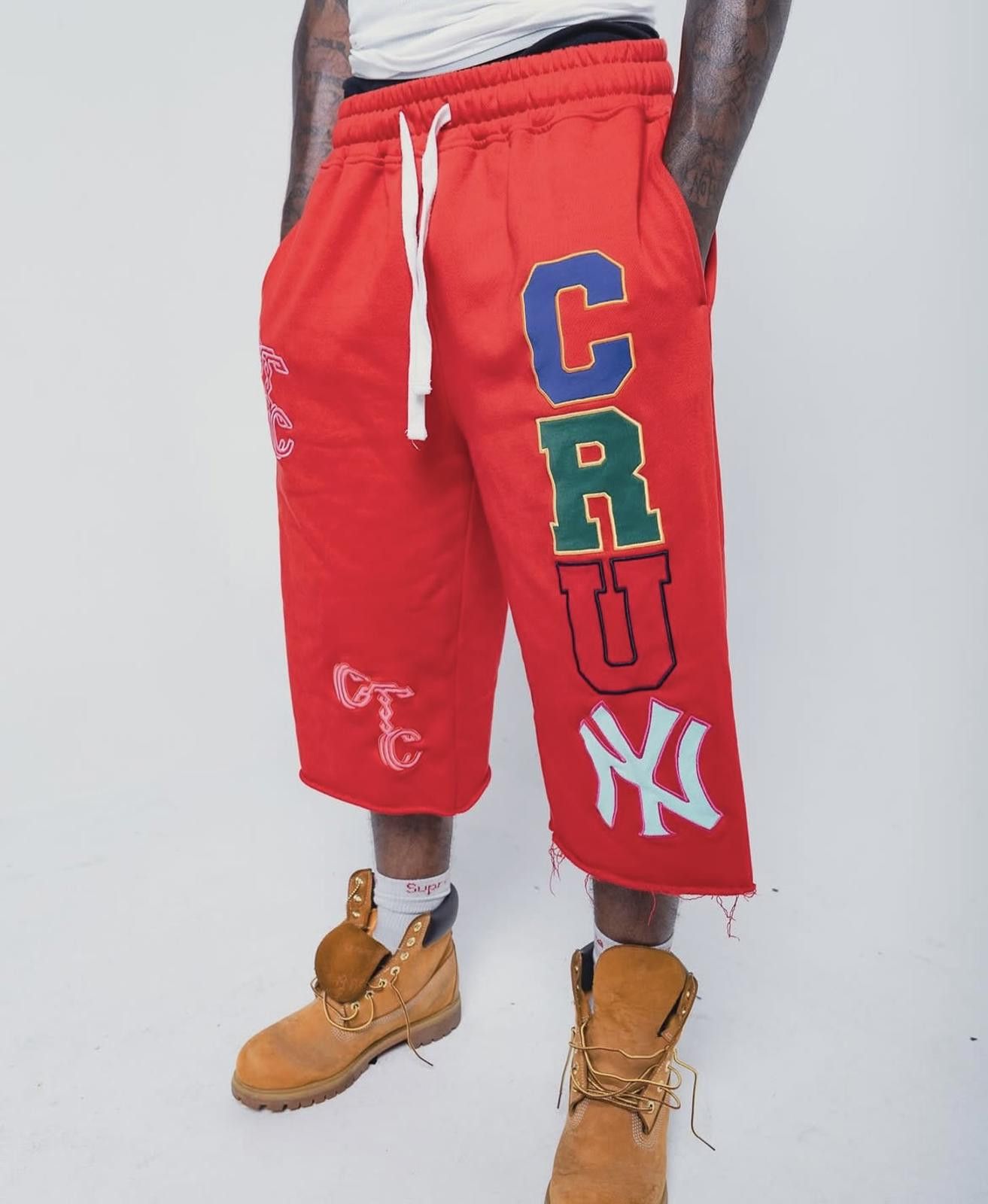 Other CRUM Red 3/4 Shorts Size US 36 / EU 52 - 4 Thumbnail