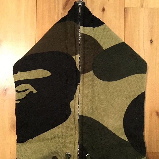 Bape × Nigo BAPE Giant camo green full zip hoodie a bathing ape NIGO Size US M / EU 48-50 / 2 - 3 Thumbnail