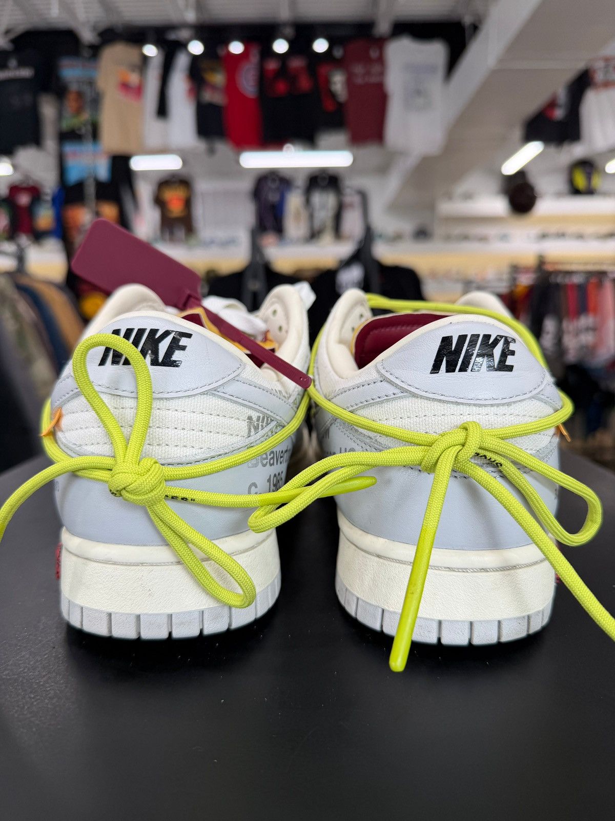 Nike × Off-White Nike Dunk Low Off-White Lot 8 Size 10 (2021) Size US 10 / EU 43 - 5 Thumbnail