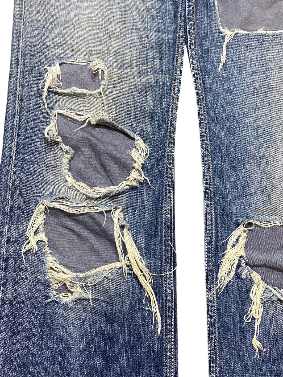 Diesel Black Gold Vintage Diesel Jeans Safado Full Button Distressed Rock Size US 32 / EU 48 - 9 Thumbnail