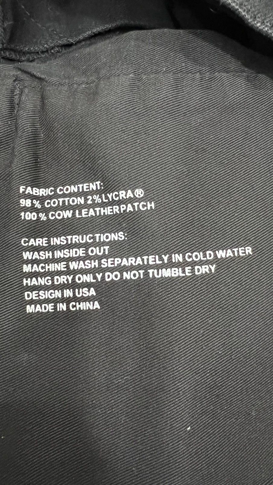 Purple Brand PURPLE black oil spill jeans Size US 35 - 4 Thumbnail