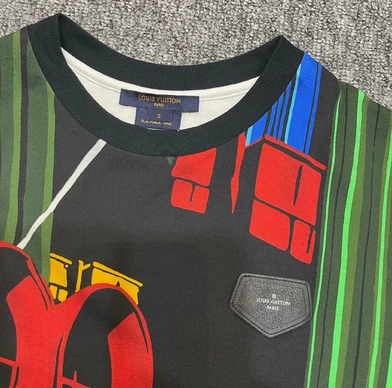 Louis Vuitton Louis Vuitton Cotton summer T-shirt Size US S / EU 44-46 / 1 - 3 Thumbnail