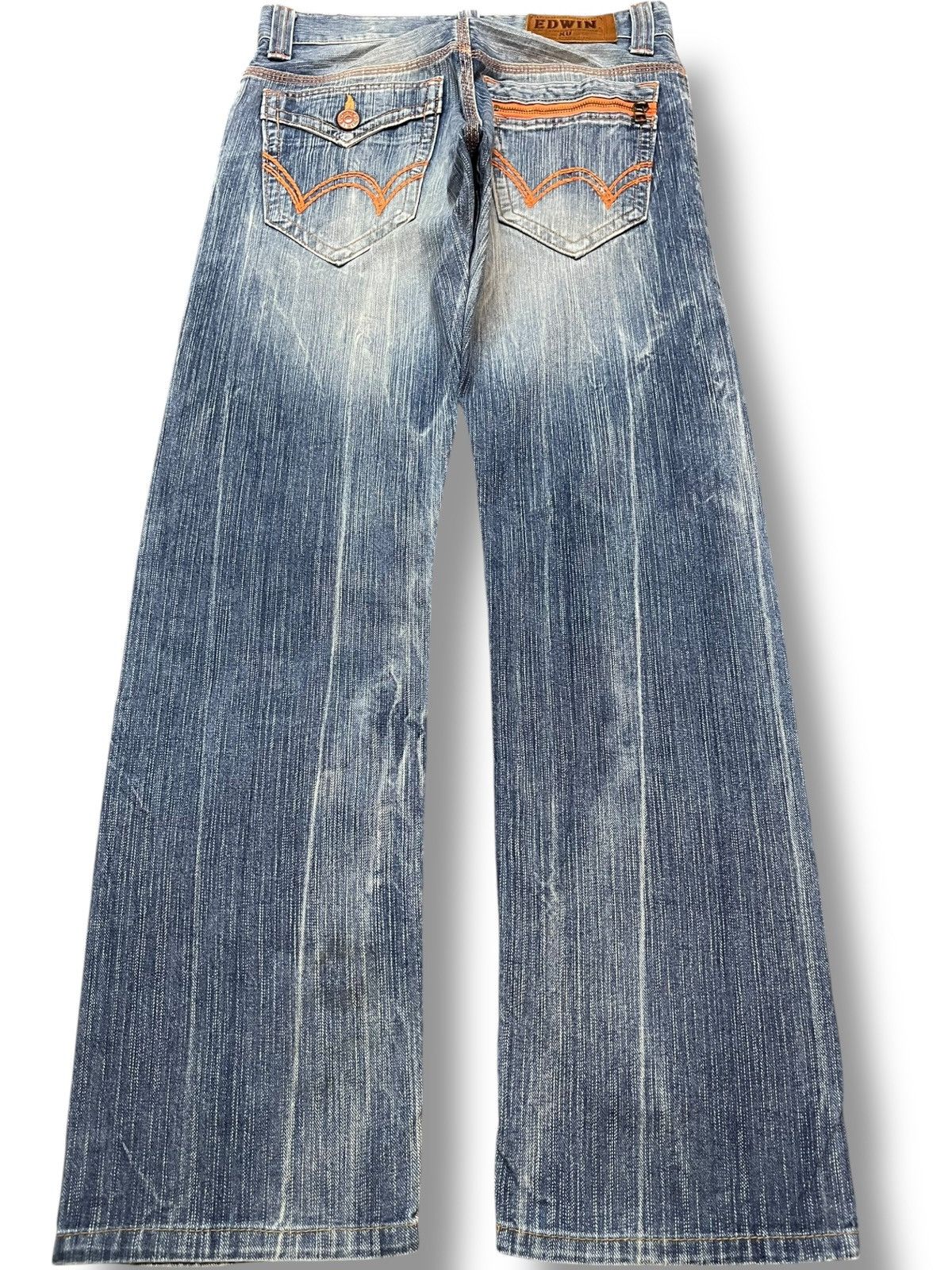 Edwin Vintage Edwin Exclusive Vintage Whiskers Faded Denim Size US 30 / EU 46 - 5 Thumbnail