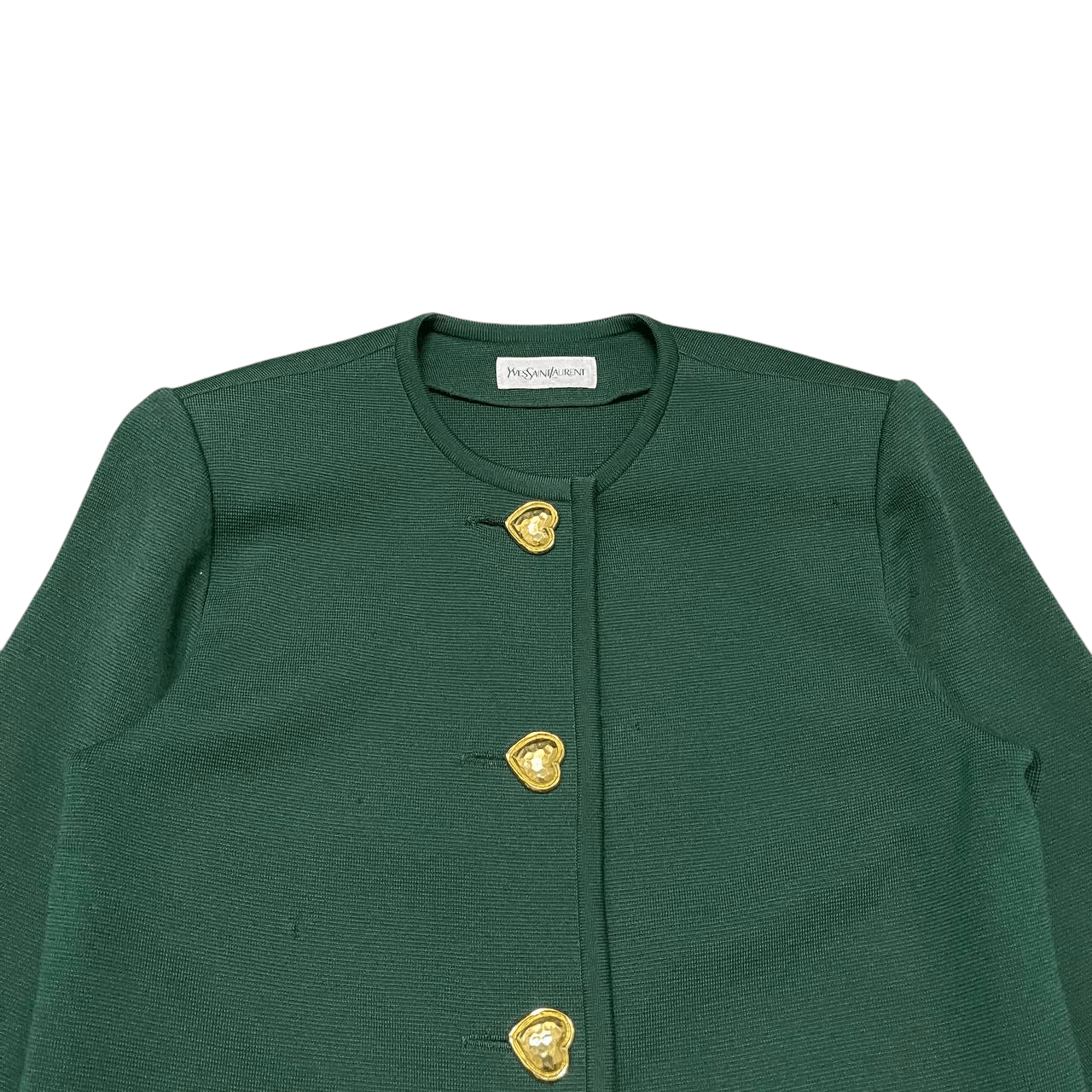 Yves Saint Laurent Vintage YSL Yves Saint Laurent Wool Coat Love Button Size M / US 6-8 / IT 42-44 - 2 Thumbnail