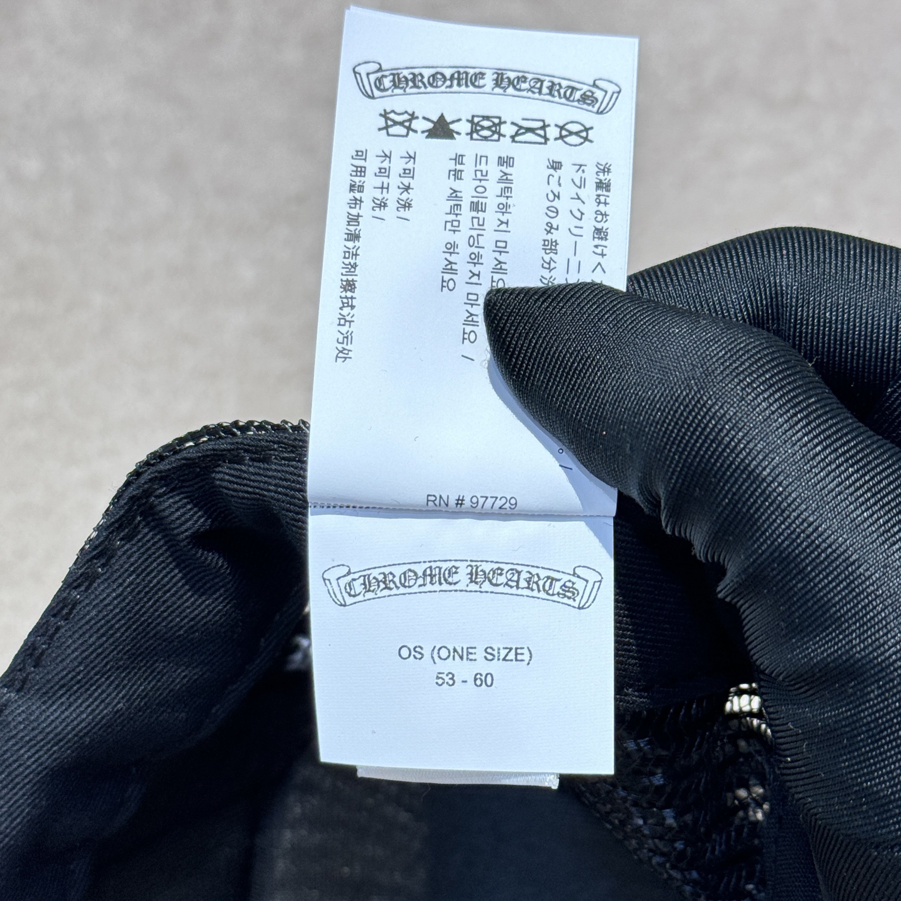 Chrome Hearts Chrome Hearts CH Hollywood trucket hat black Size ONE SIZE - 10 Thumbnail