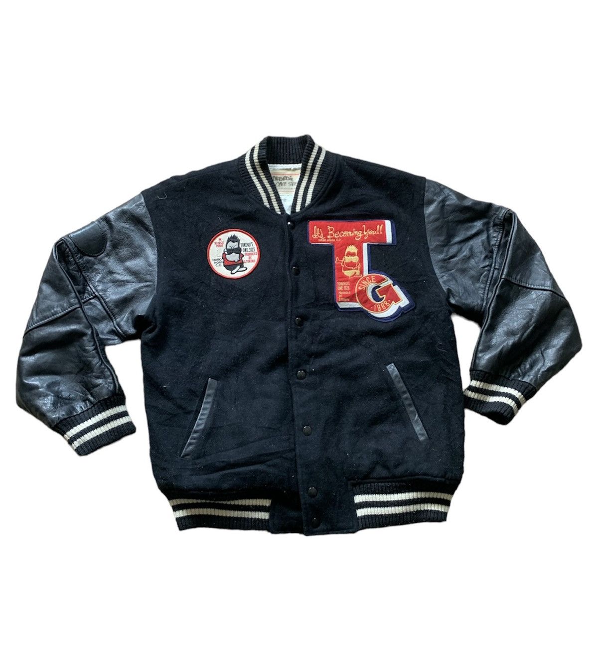 Vintage VARSITY G.TAKORO LEATHER JACKET | Grailed