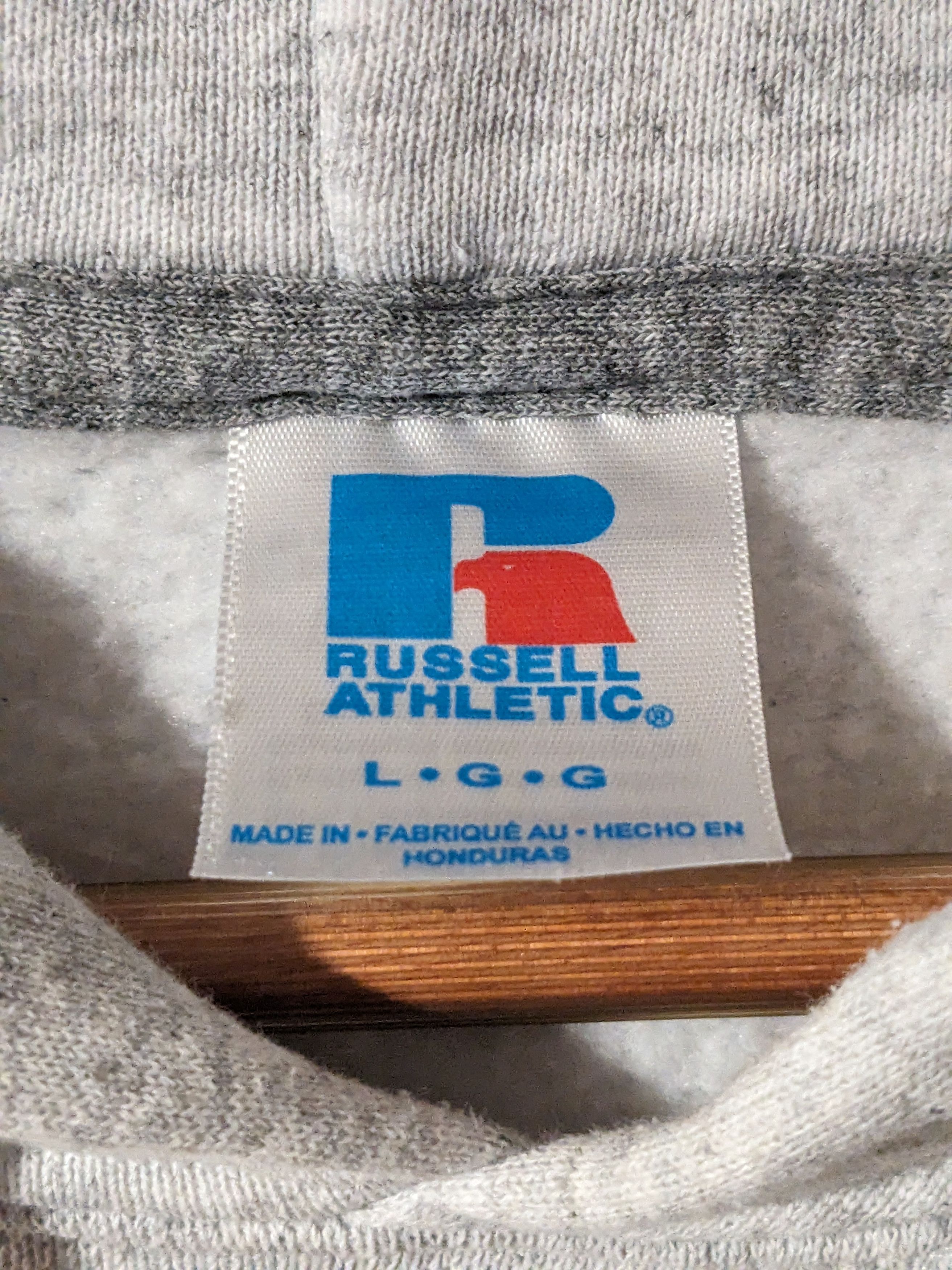 Russell Athletic × Vintage Vintage 90s Ohio University Russell Athletics College Hoodie Size US L / EU 52-54 / 3 - 3 Thumbnail