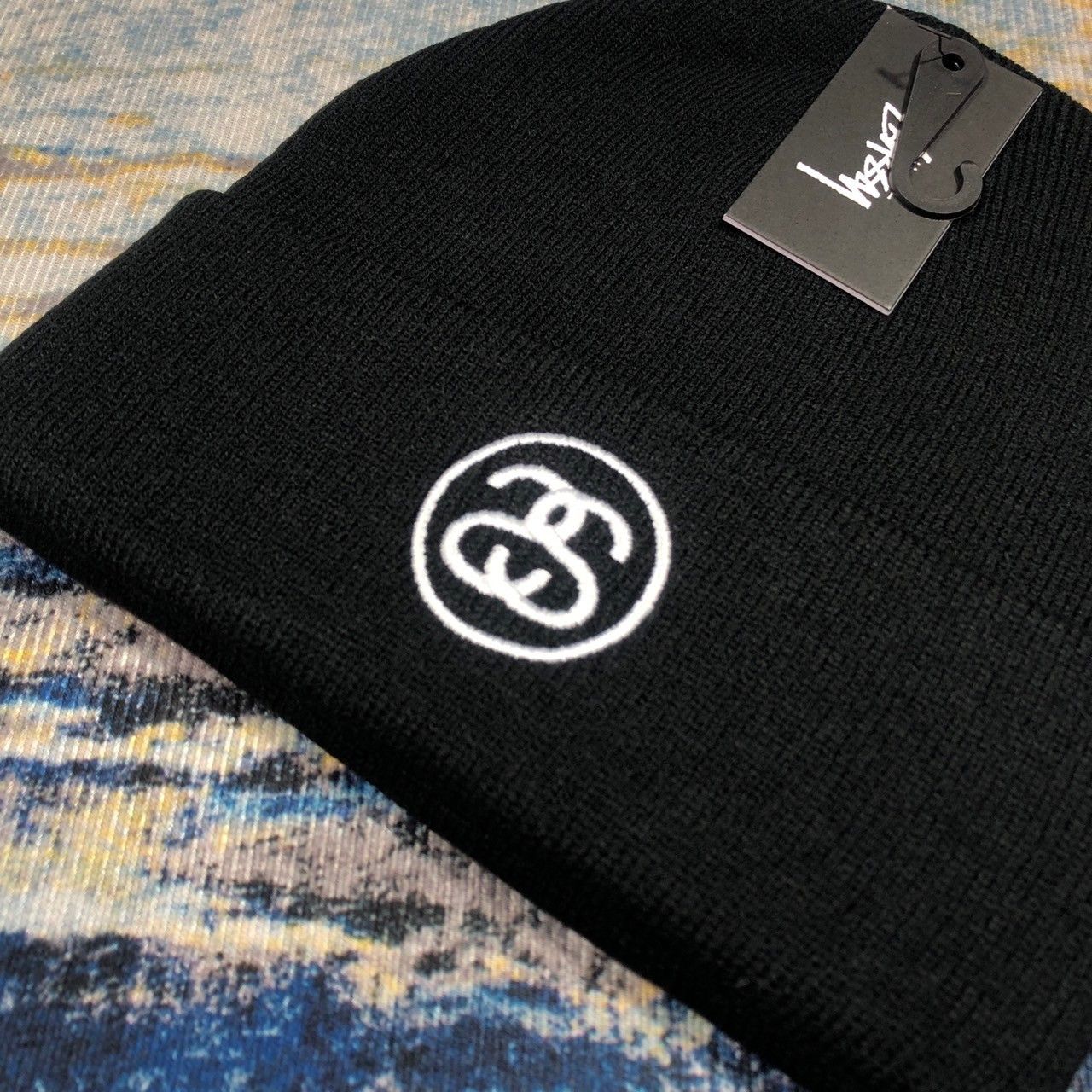 Stussy × Vintage Stussy FA19 SS-LINK Cuff Beanie Size ONE SIZE - 3 Thumbnail