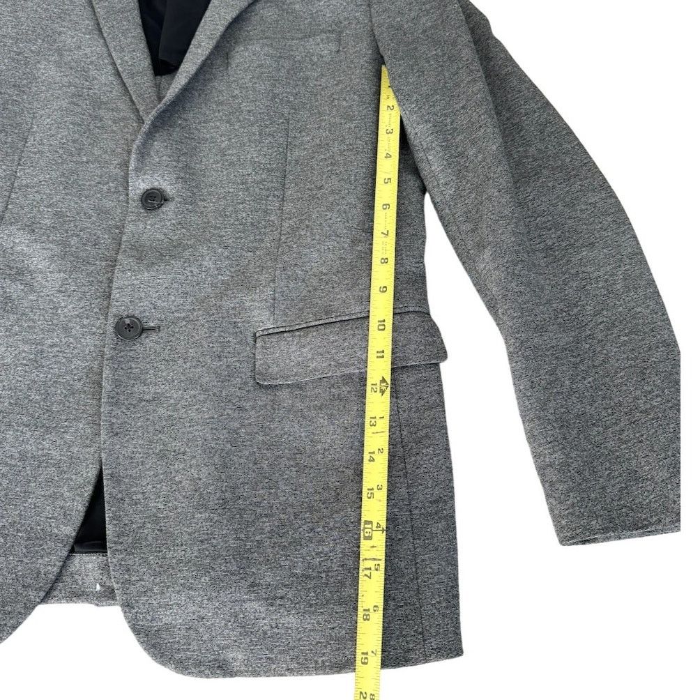 Theory Theory Mens Rodolf Heathered Gray Two Button Blazer Jacket Size 42R - 4 Thumbnail