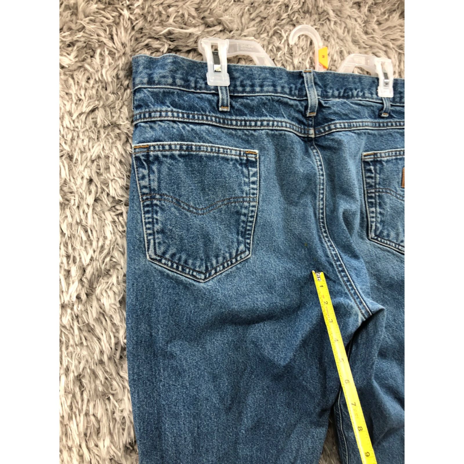 Carhartt Carhartt Jeans Size 40x30 Mens Mid Rise Straight Blue Stone Wash Denim Size US 40 / EU 56 - 7 Thumbnail