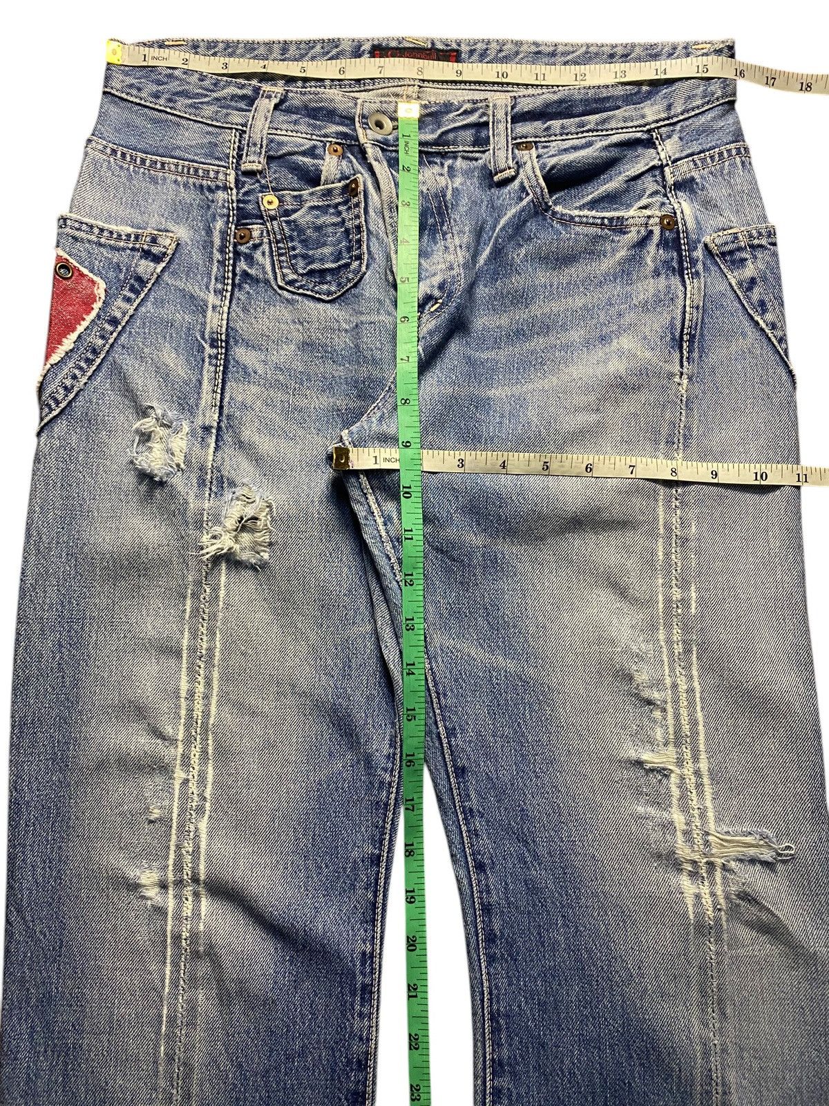 Johnbull Johnbull Kojima Japan Reconstructed Denim Selvedge Jeans Size US 32 / EU 48 - 11 Thumbnail