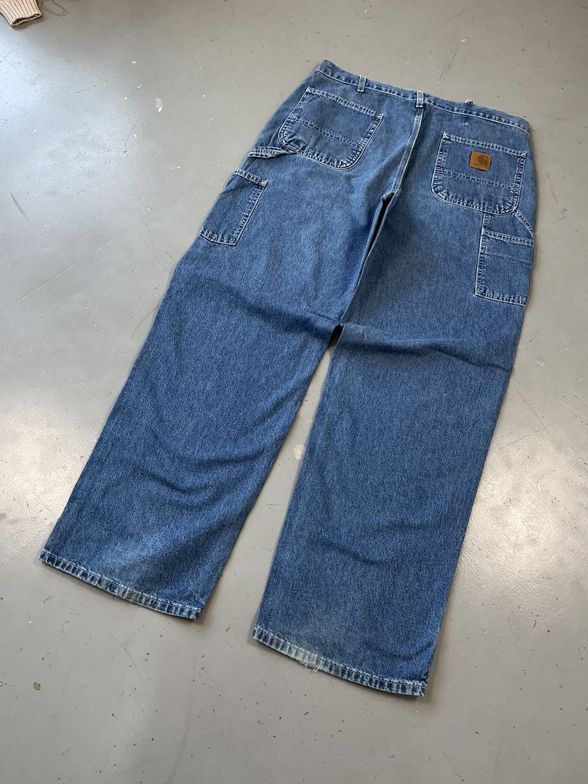 Carhartt × Vintage Vintage Carhartt B13 DST carpenter denim Size US 36 / EU 52 - 6 Thumbnail