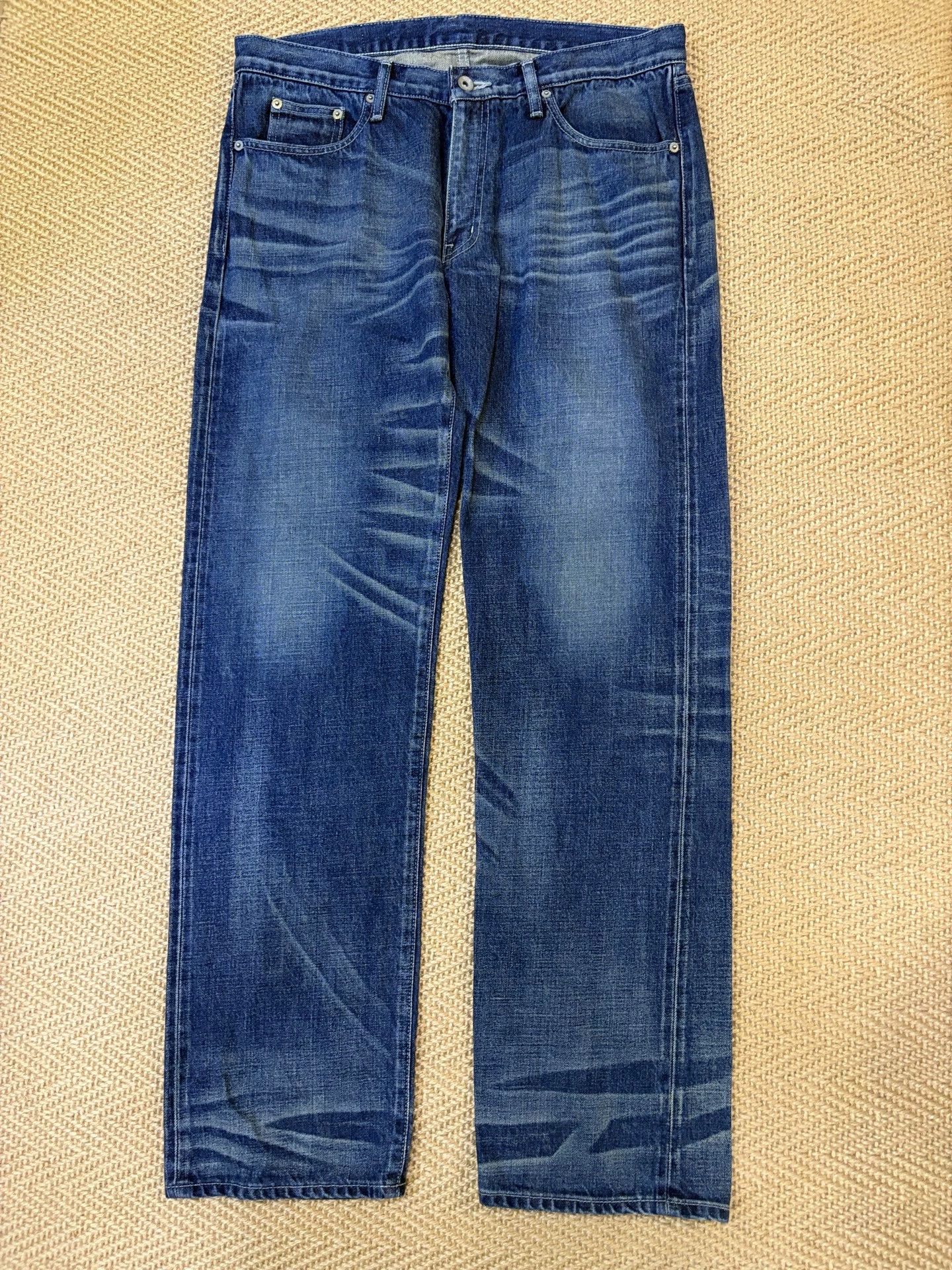 Neighborhood Edison Chen x Neighborhood Brutal Wash L Jeans HW Near New Size US 34 / EU 50 - 1 Thumbnail