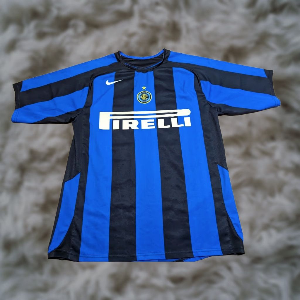 Nike Nike Inter Milan 2004 2005 Home Football Jersey Mens Small Soccer Dri-Fit T-Shirt Short Sleeve Multicolor Nike Size US S / EU 44-46 / 1 - 1 Thumbnail