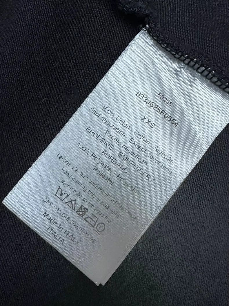 Dior Dior Dior x Stussy Black Short Sleeve T-Shirt-2507 Size US XXS / EU 40 - 9 Thumbnail