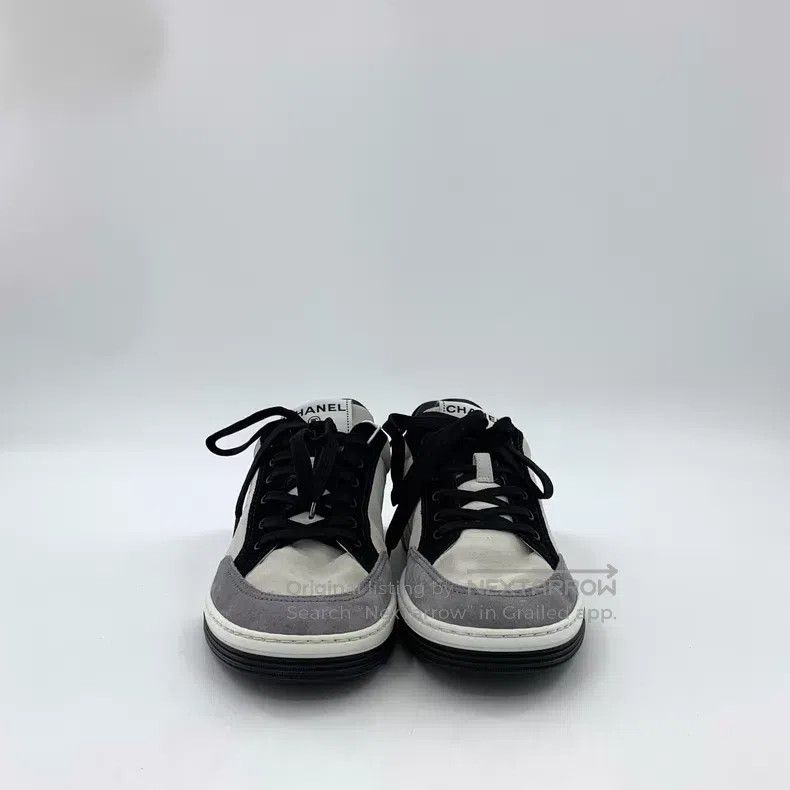 Chanel Chanel Colour-matched logo suede casual shoes sneakers Size US 8.5 / IT 38.5 - 3 Thumbnail