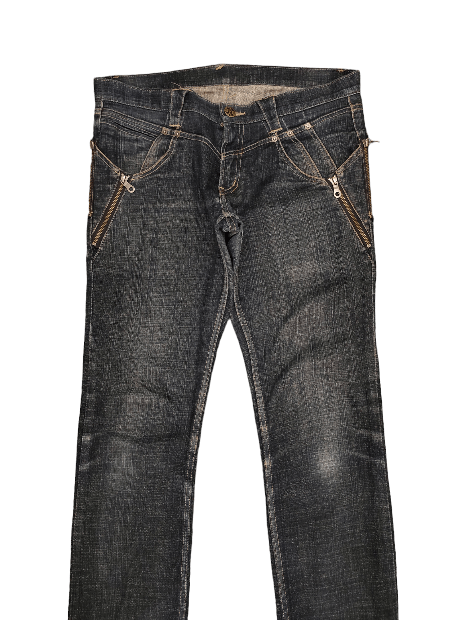 PPFM Ppfm Multi Zipper Pocket Denim Jeans Undercovers Style Size US 34 / EU 50 - 2 Thumbnail