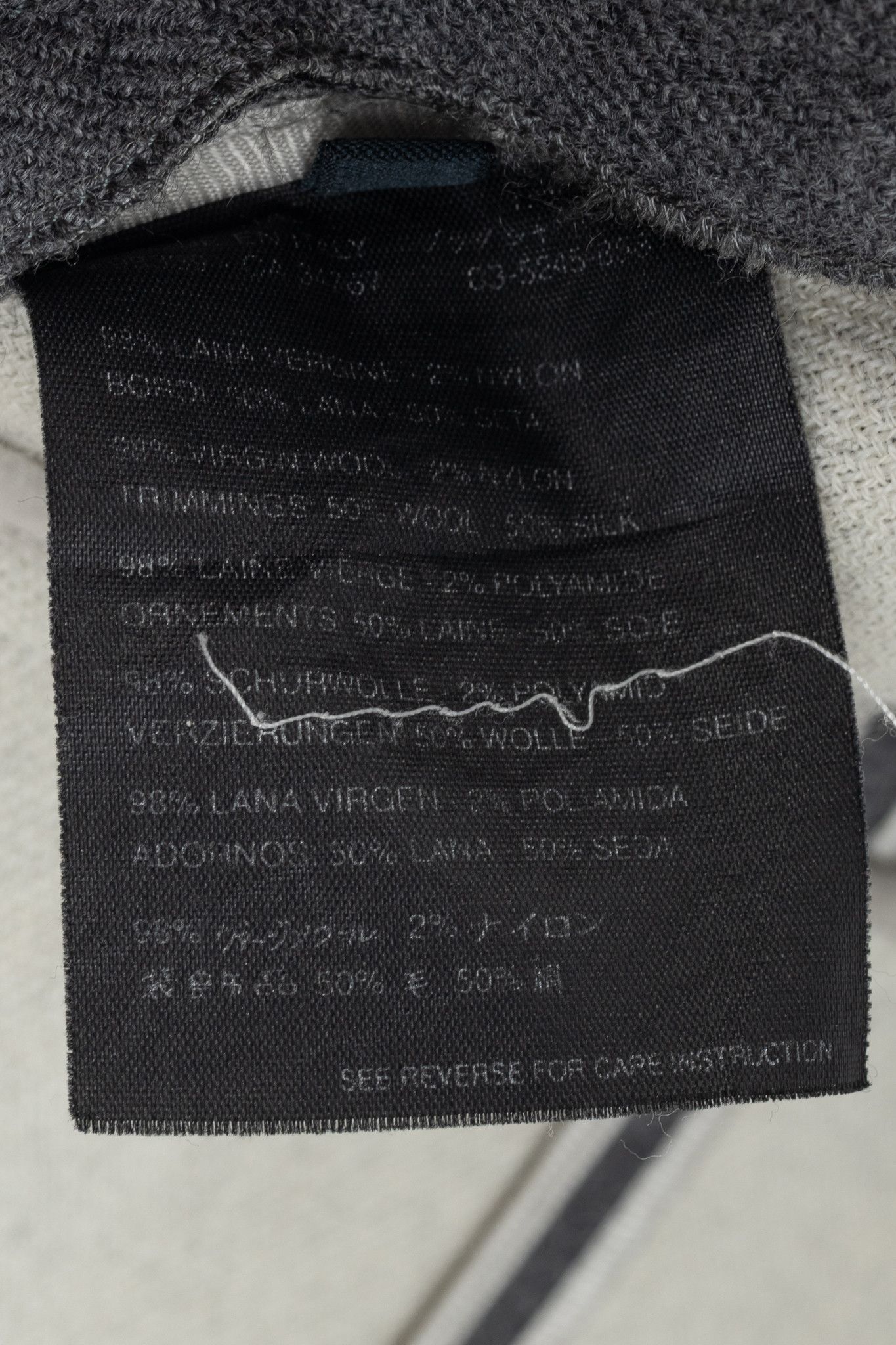 Prada Prada Grey Wool Raw-Edge Tailored Jacket Size M / US 6-8 / IT 42-44 - 9 Thumbnail