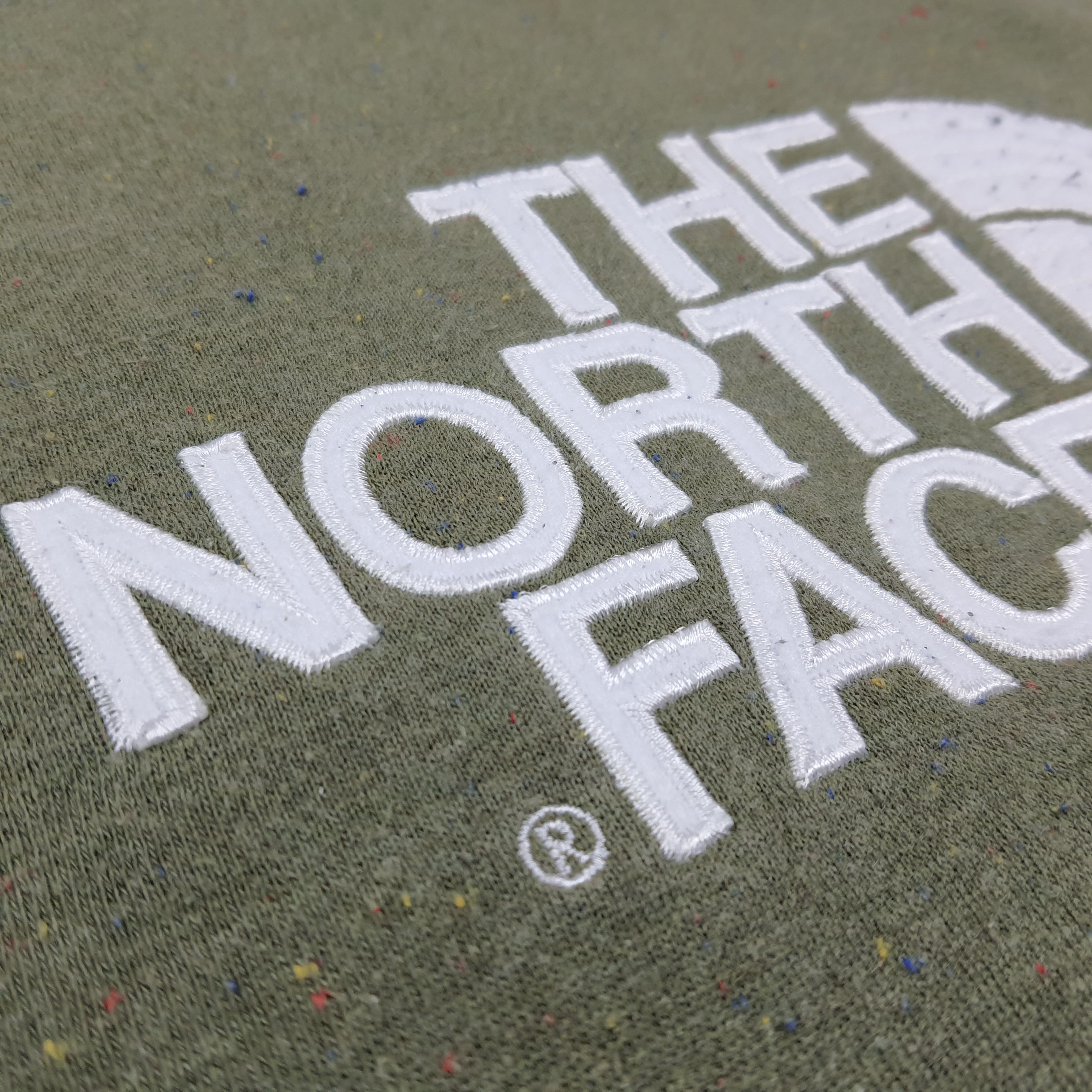 The North Face Vintage The North Face Hoodie Speckled Olive Green C288N23 Size US L / EU 52-54 / 3 - 3 Thumbnail