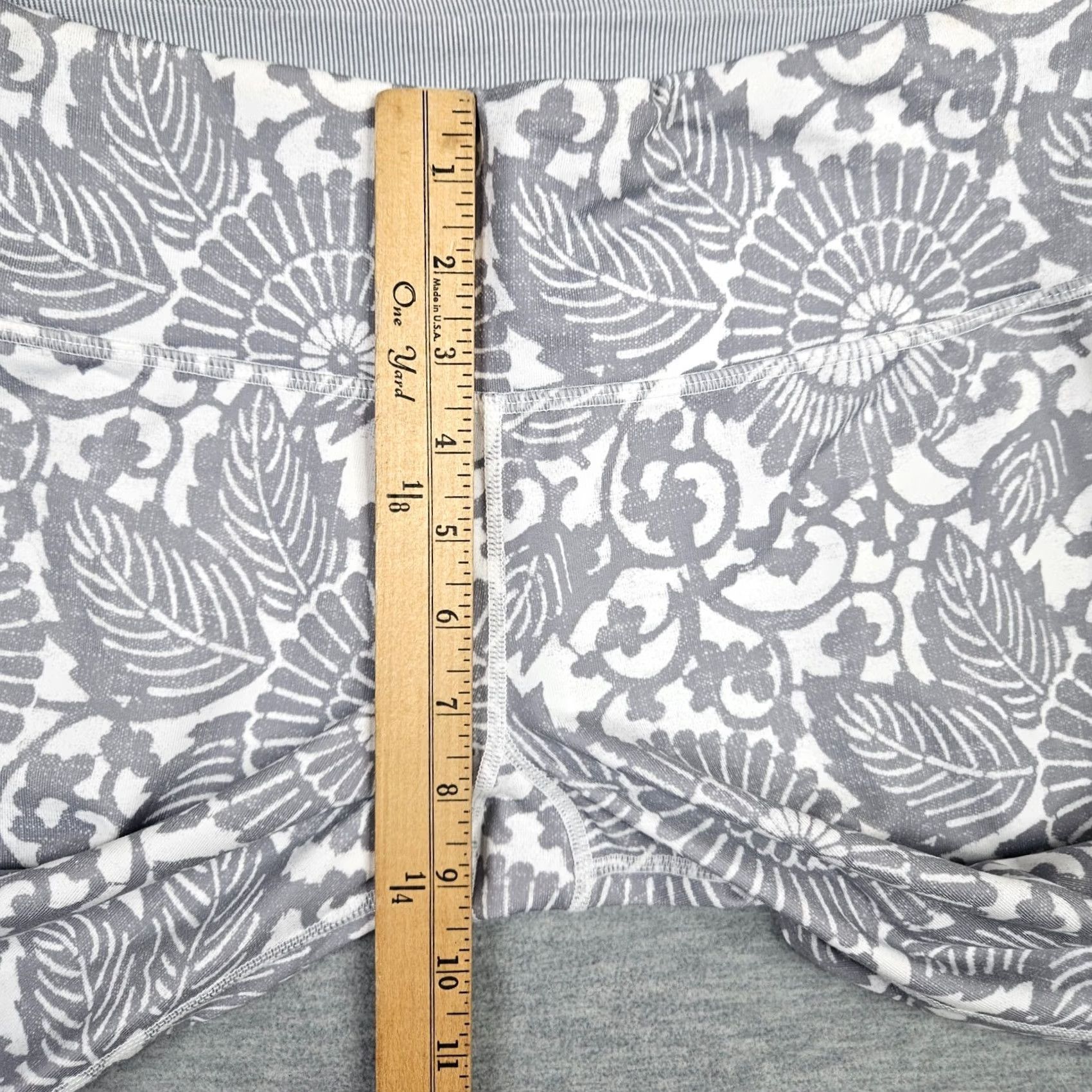 Lululemon Lululemon Wunder Under Crop Floral Printed Legging, Size 10, Multicolor, Skinny, Regular, Pull On, Cropped, Women, Activewear, Leggings Size 32" / US 10 / IT 46 - 5 Thumbnail
