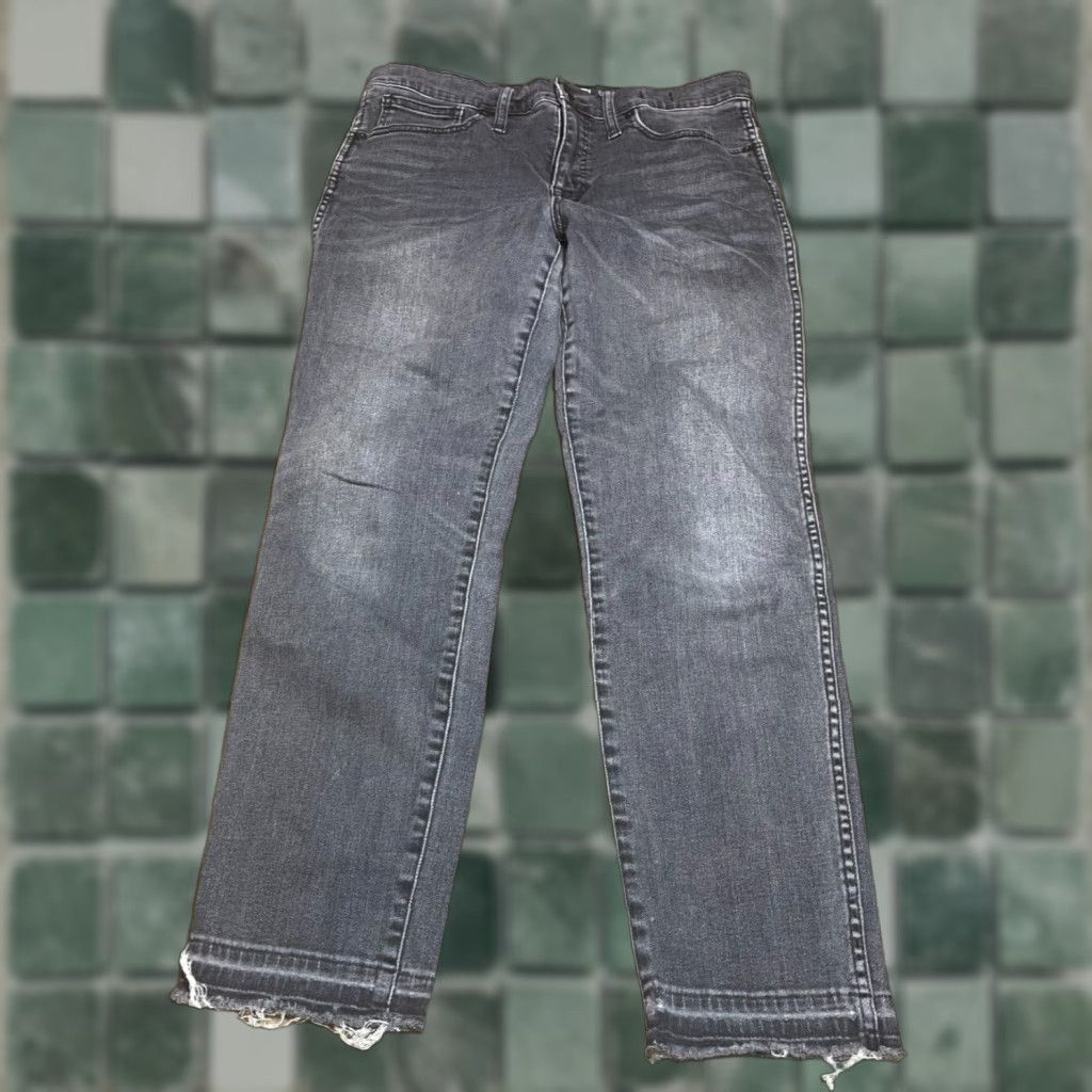 Madewell Madewell Pants Womens Size 29 x 27 Black Denim Jeans Straight Women 29 Black Denim Size 29" - 1 Thumbnail