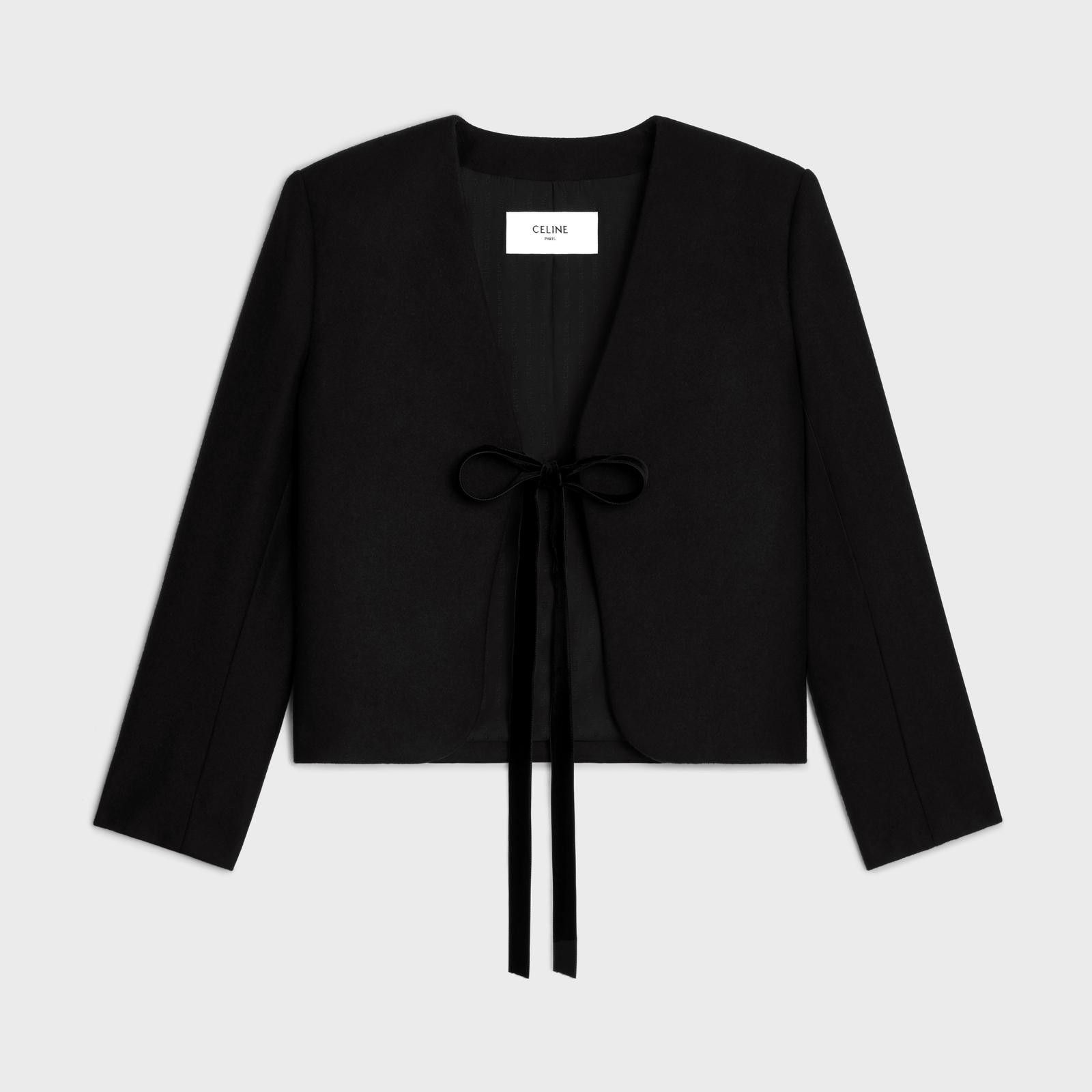 Celine o1w1db10125 2V96Q311T Cashmere Flannel Chelsea Cardigan Size S / US 4 / IT 40 - 1 Thumbnail
