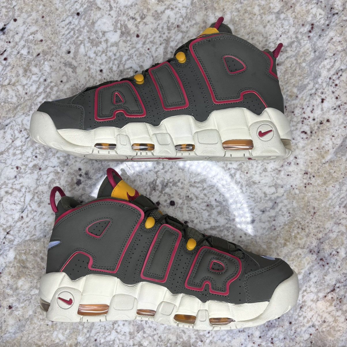 Nike Size 11 - Nike Air More Uptempo Cargo Khaki CLEAN WITH BOX Size US 11 / EU 44 - 3 Thumbnail
