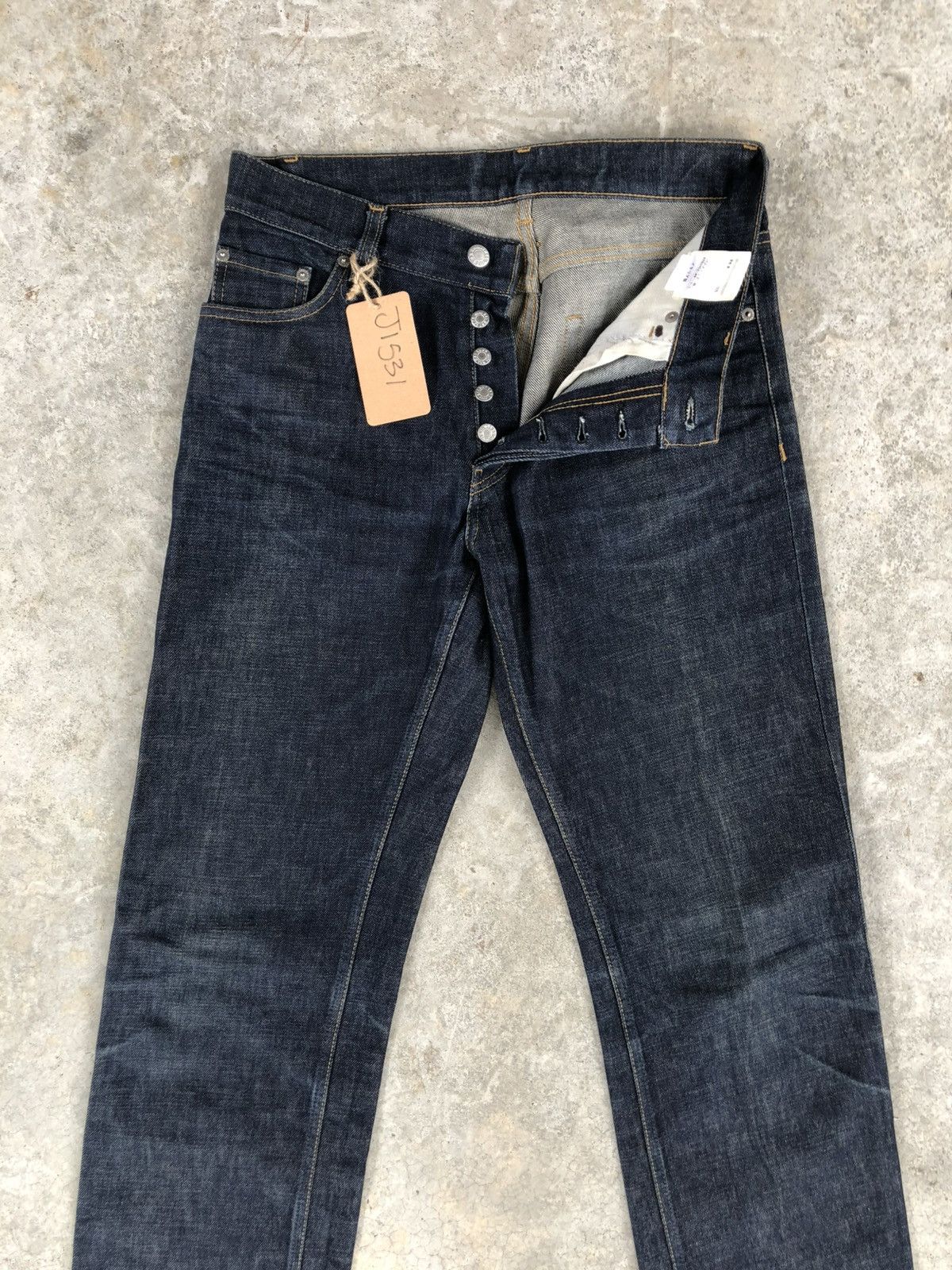Helmut Lang Helmut Lang Classic Raw Denim Distressed Jeans Size US 31 - 3 Thumbnail