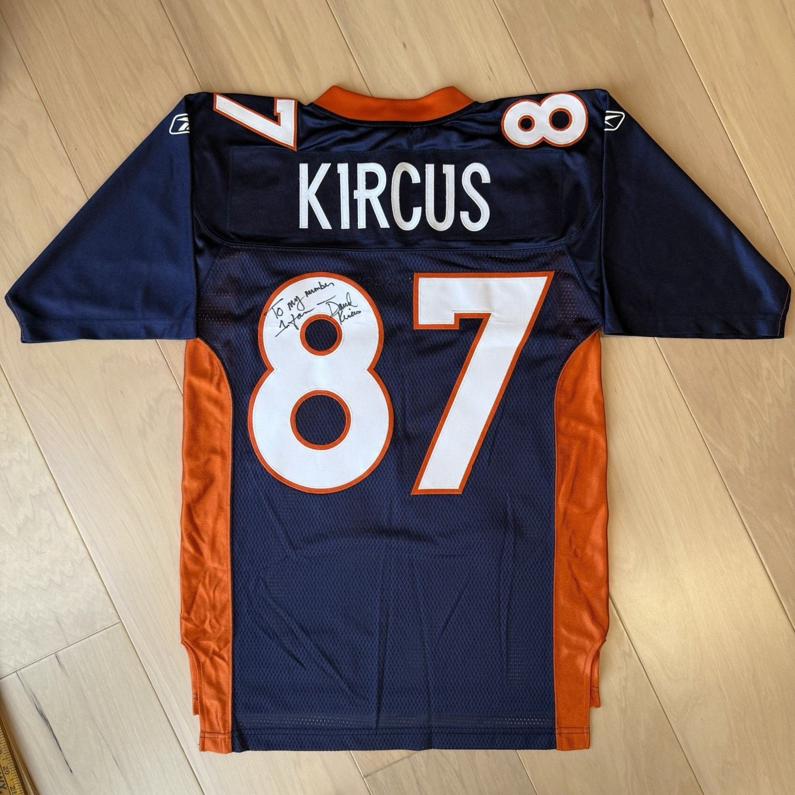 Reebok David Kircus Denver Broncos Jersey Small Navy Reebok NFL Size US S / EU 44-46 / 1 - 2 Thumbnail