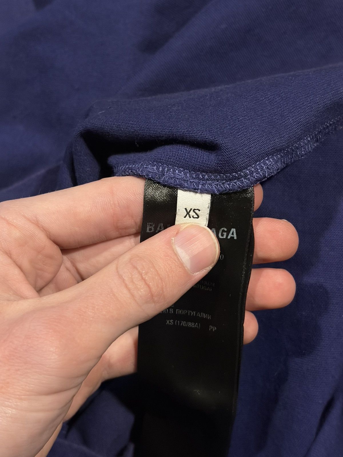 Balenciaga balenciaga campaign embroidered logo tshirt Size US M / EU 48-50 / 2 - 6 Thumbnail