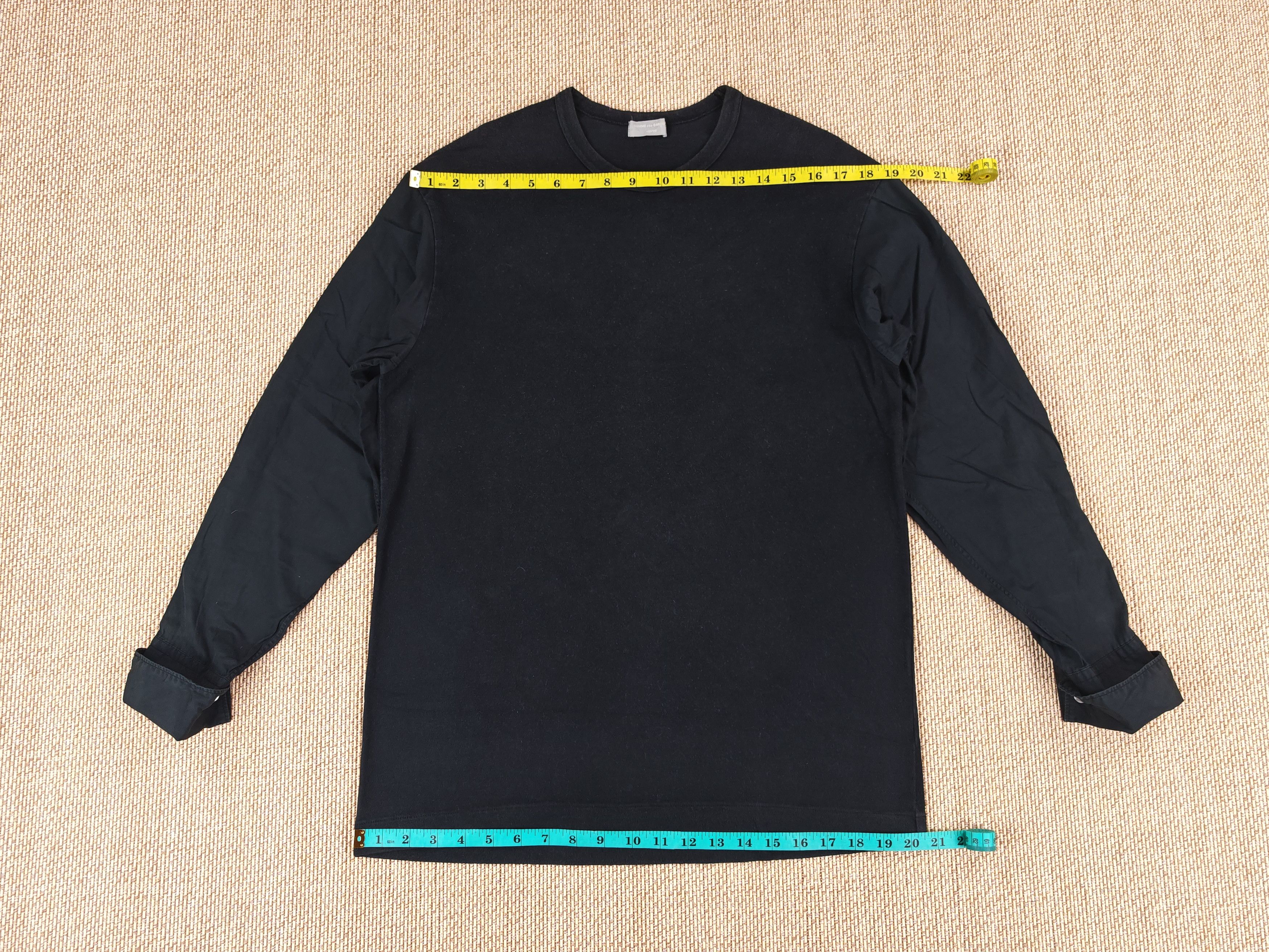 Comme des Garcons Homme Comme des Garçons Homme 2 Fabrics Long Sleeve Tee Size US M / EU 48-50 / 2 - 4 Thumbnail