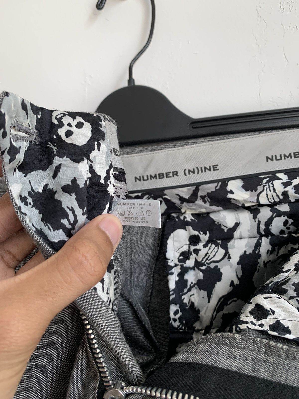 Number (N)ine SS01 "Time Migration" Trouser Size US 30 / EU 46 - 4 Thumbnail