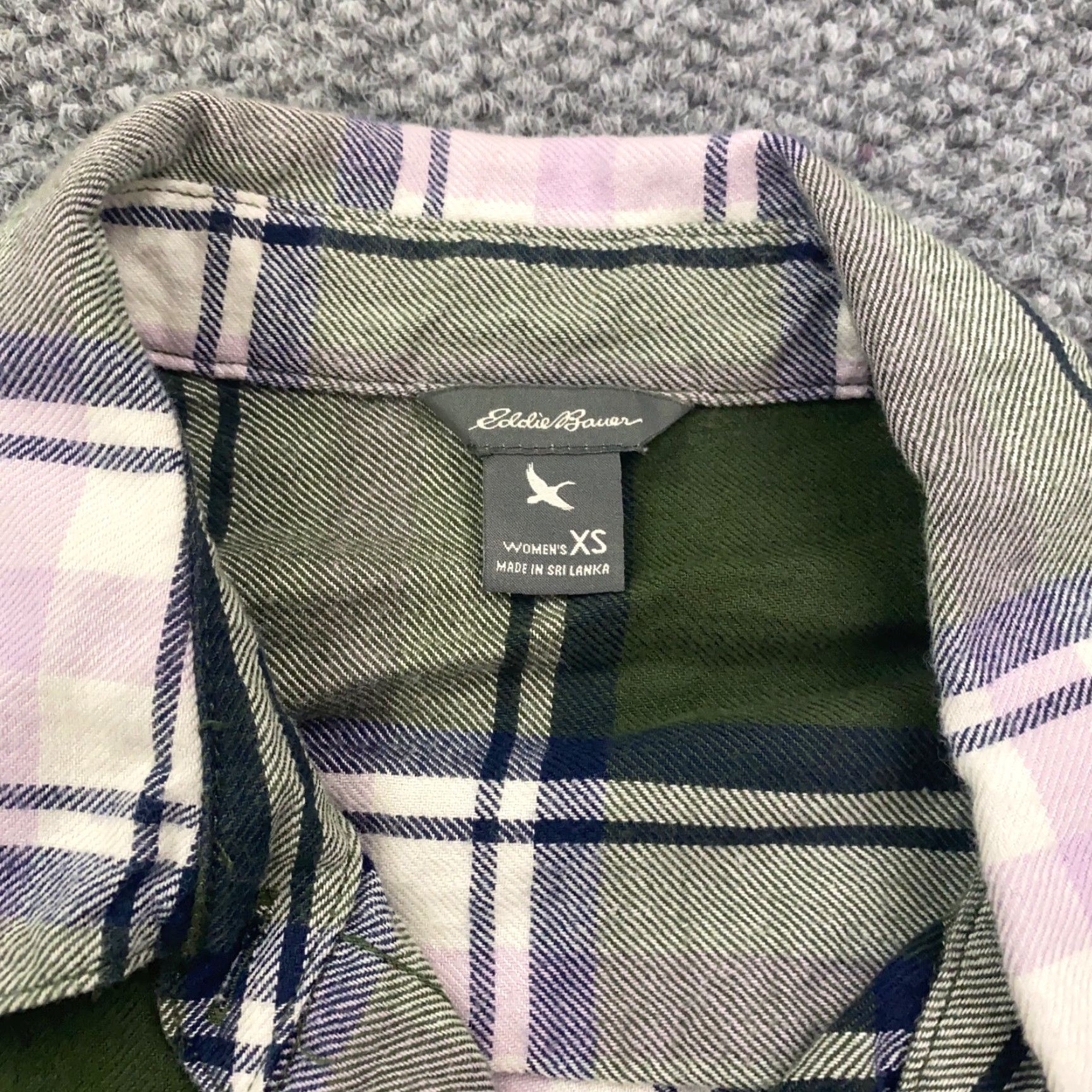 Eddie Bauer Eddie Bauer Womens Shirt Top XS Green Plaid Button-Up Long Sleeve Shirt Womens XS Green Plaid Button-Up Long Sleeve Eddie Bauer Size XS / US 0-2 / IT 36-38 - 6 Thumbnail