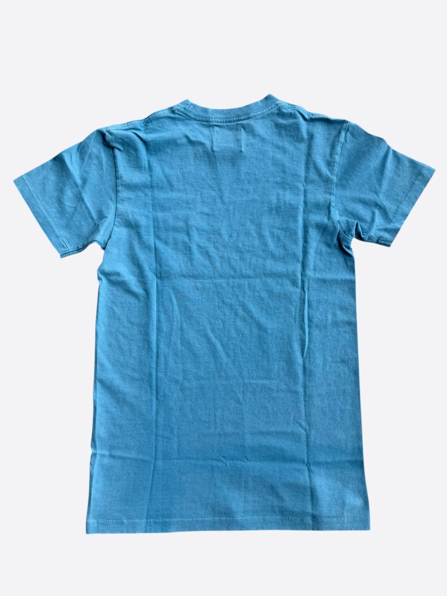 Gallery Dept. Gallery Dept Dusty Blue & White Paint Splatter Logo T-Shirt Size US XS / EU 42 / 0 - 2 Thumbnail