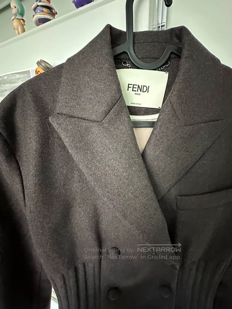 Fendi Fendi Women's wool coat Size XXS / US 00 / IT 34 - 5 Thumbnail