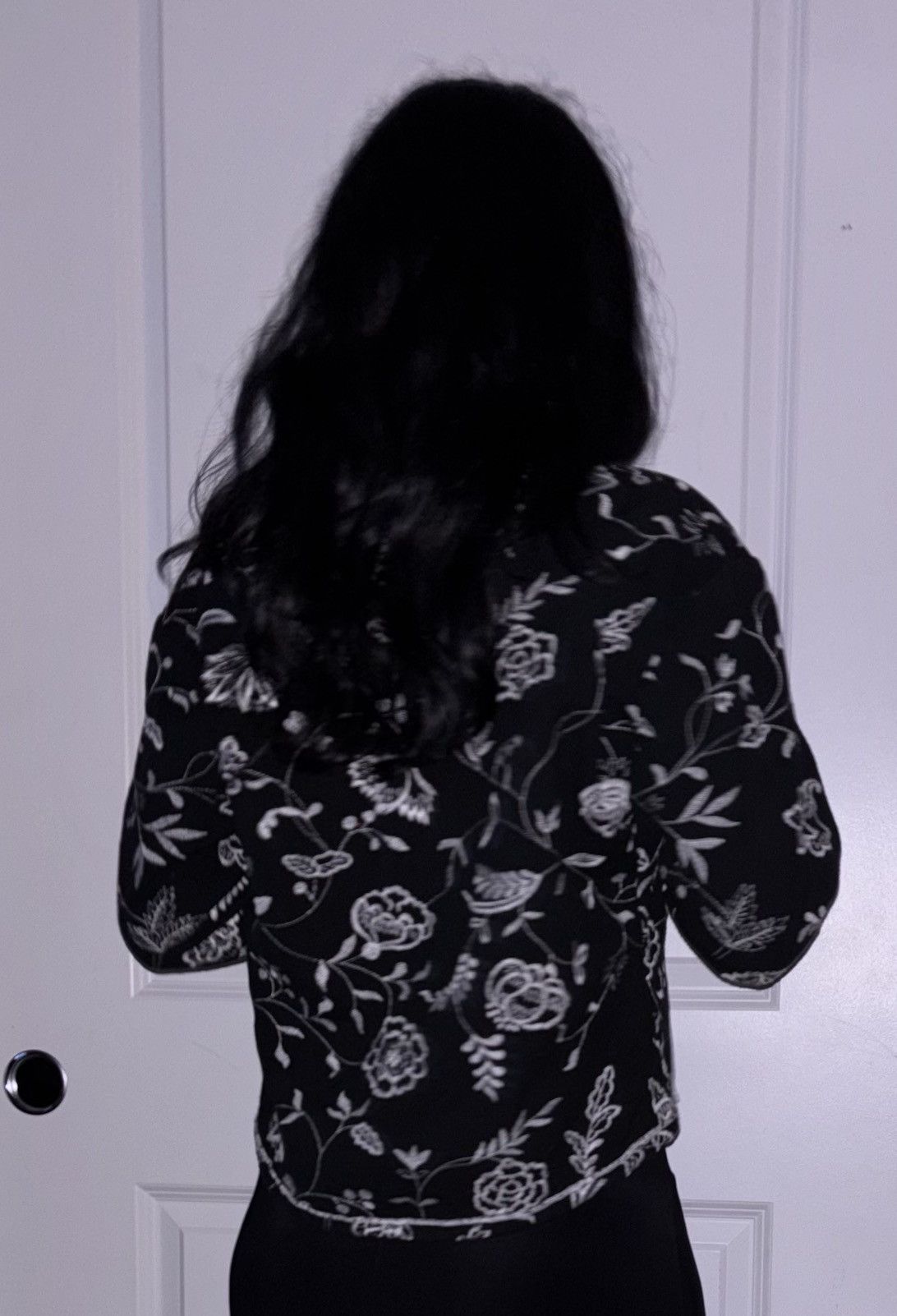 Other Womens Black And White Oriental Pattern Jacket Size Small Size S / US 4 / IT 40 - 6 Thumbnail