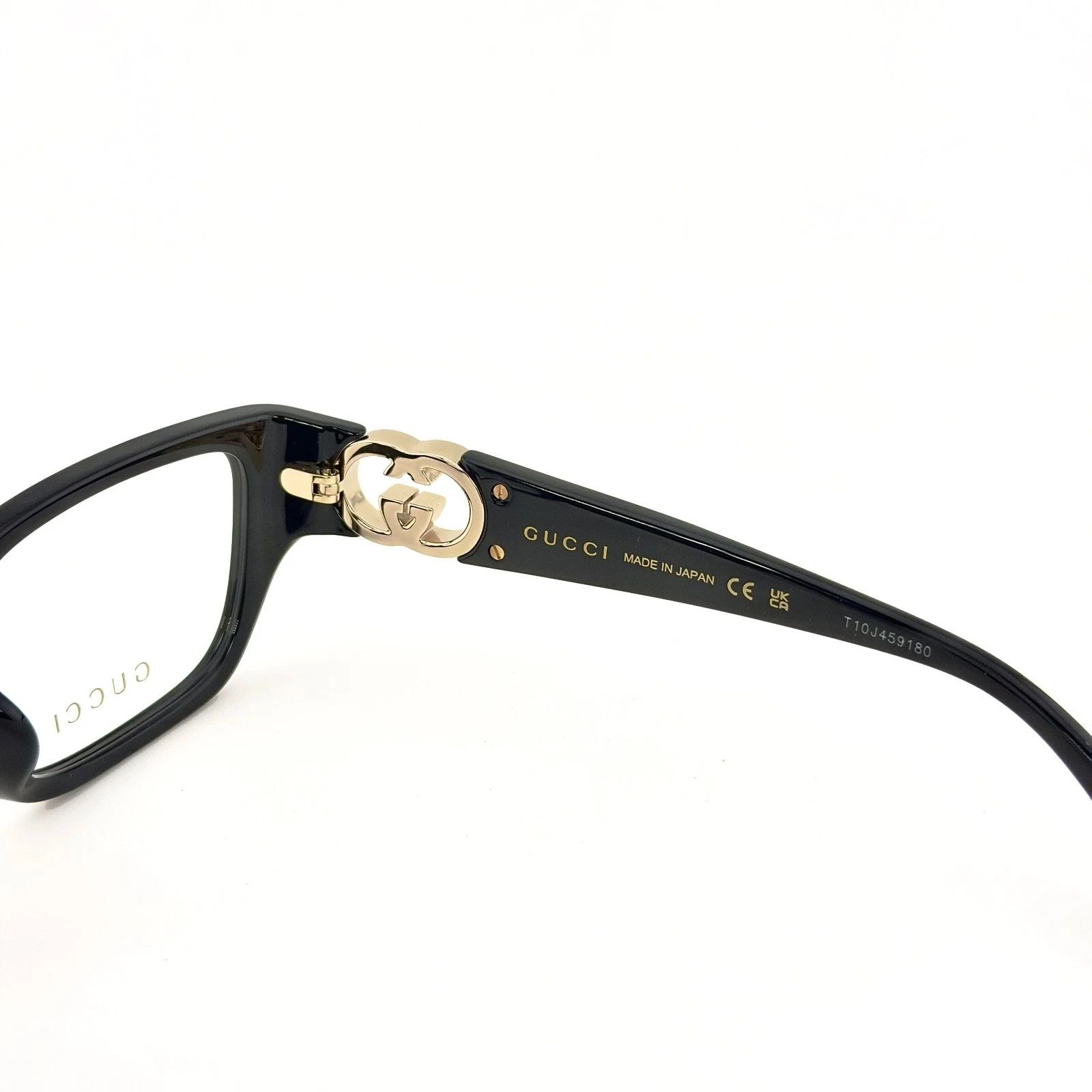 Gucci GUCCI GG1694O 1694 Black GG Geometric Unisex Eyeglasses 001 Size ONE SIZE - 7 Thumbnail