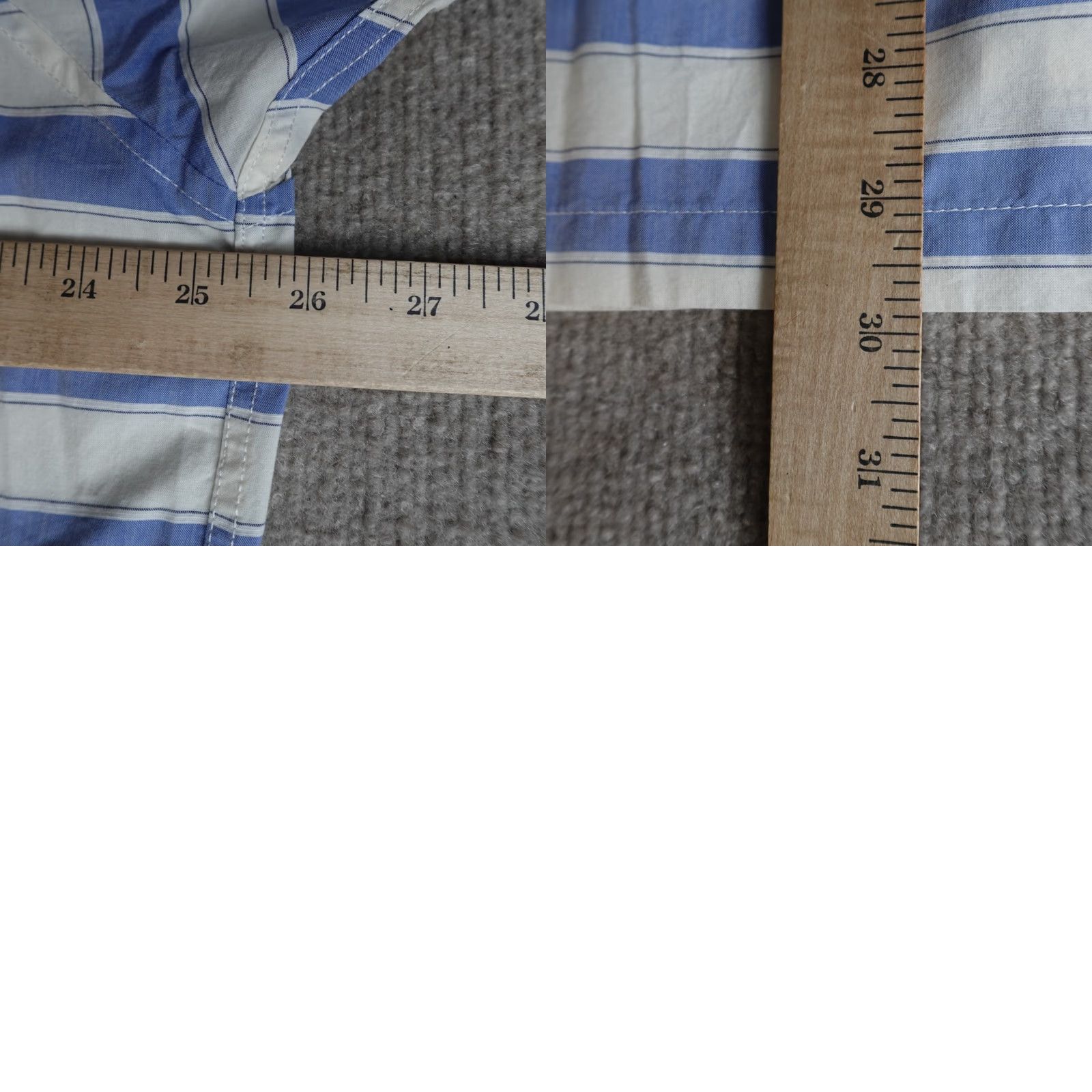 johnnie-O VINTAGE Johnnie-O Shirt XL Blue Striped Short Sleeve Camp Cabana NEW Size US XL / EU 56 / 4 - 8 Thumbnail